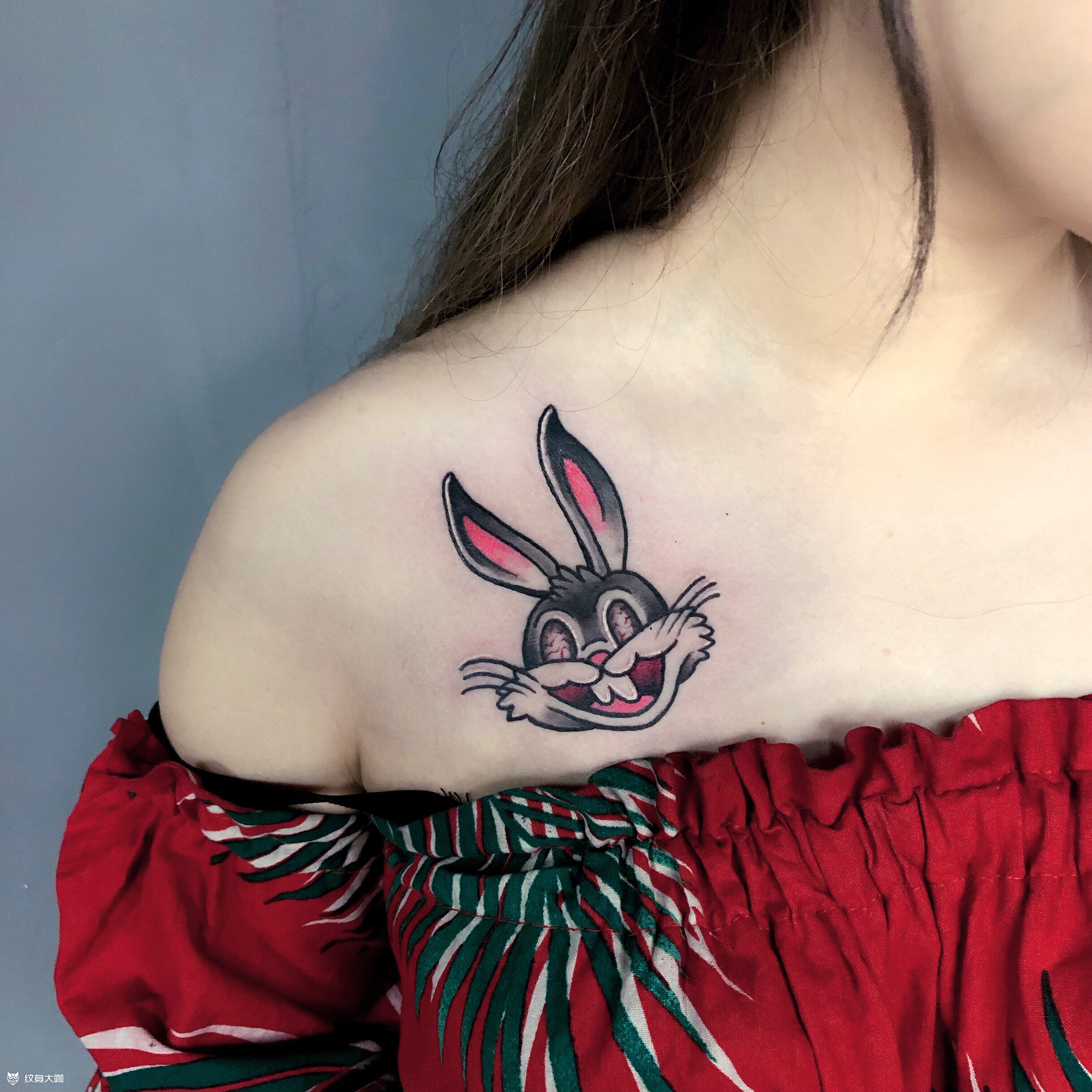 🐰兔兔_纹身图案手稿图片_子阳的纹身作品集