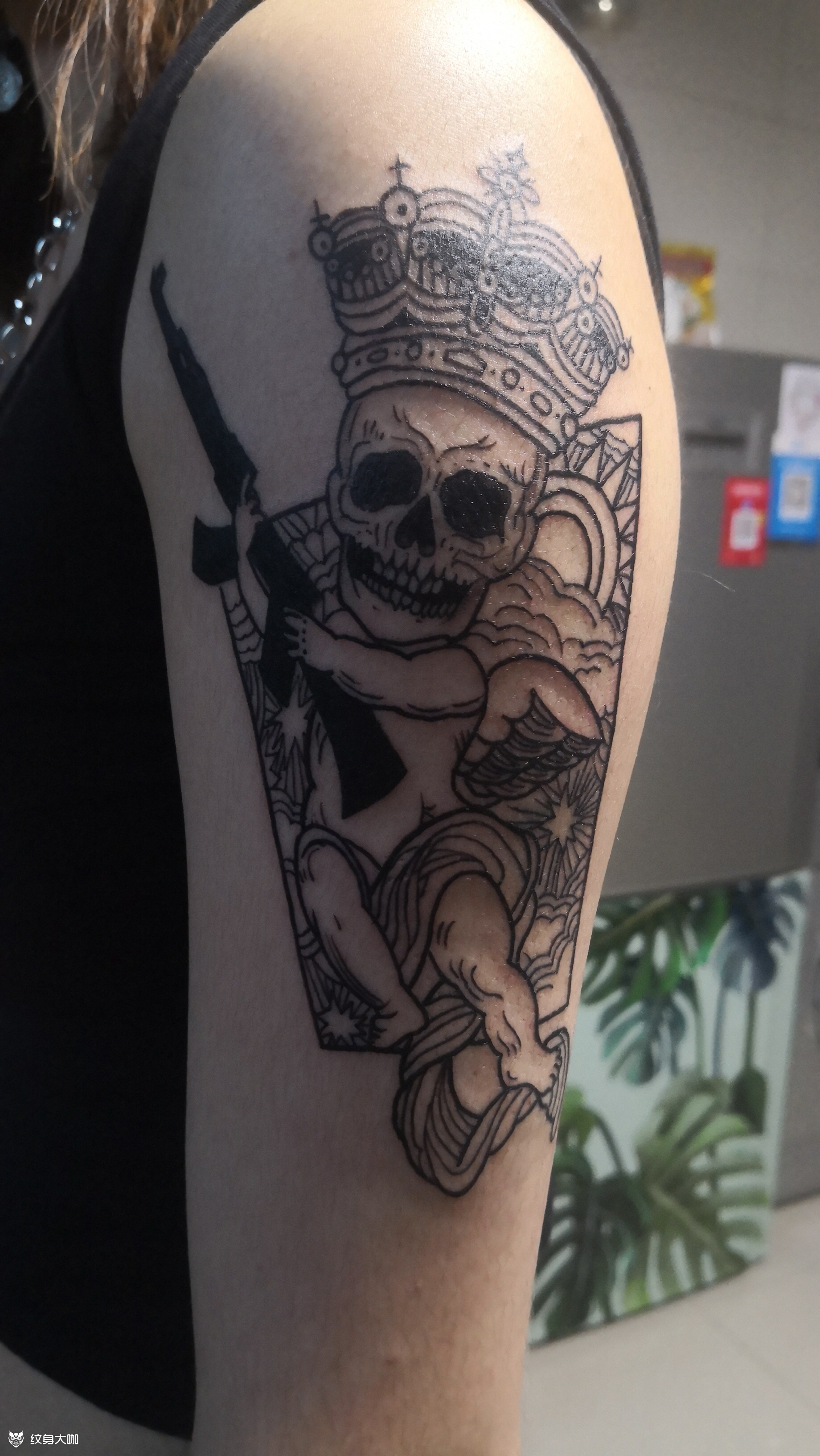 ak angel _纹身图案手稿图片_danzo的纹身作品集