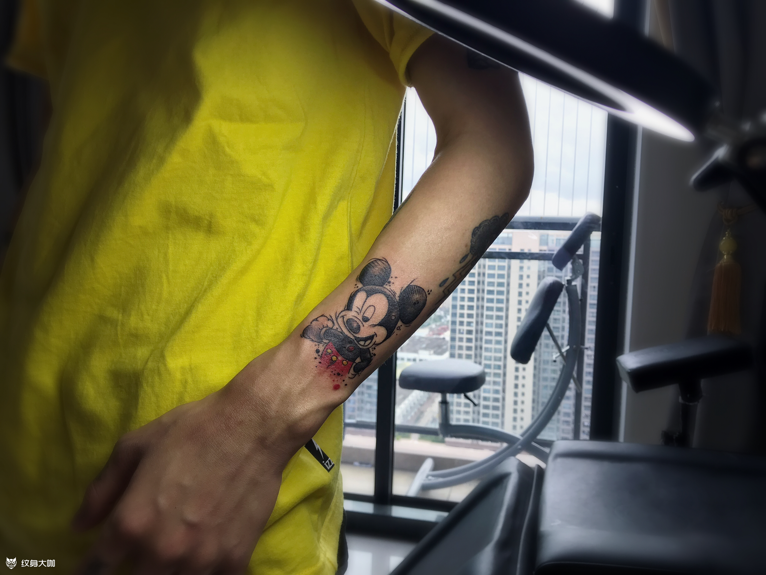 米老鼠_纹身图案手稿图片_墨菲的纹身作品集