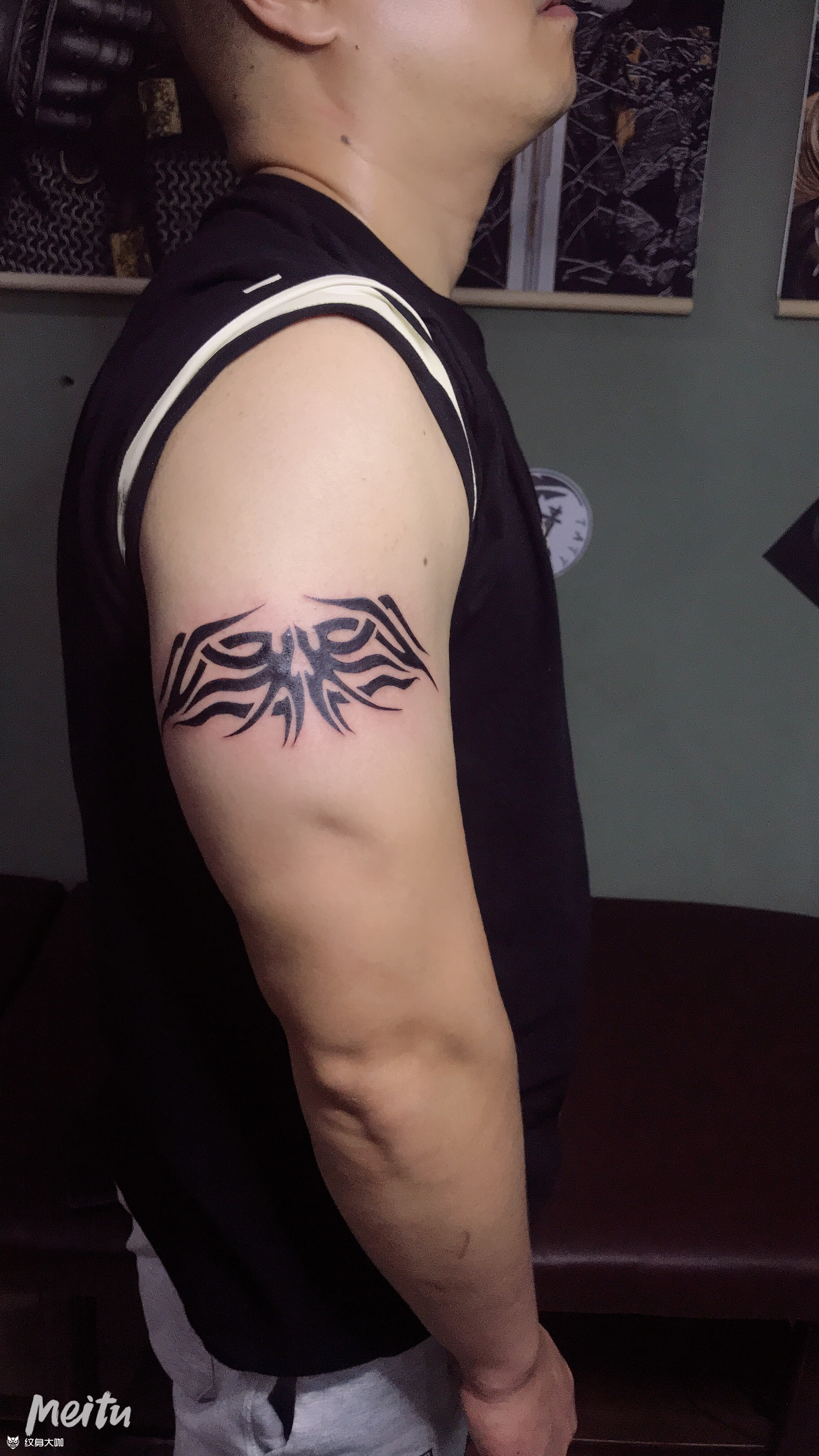 大臂图腾_纹身图案手稿图片_维度的纹身作品集