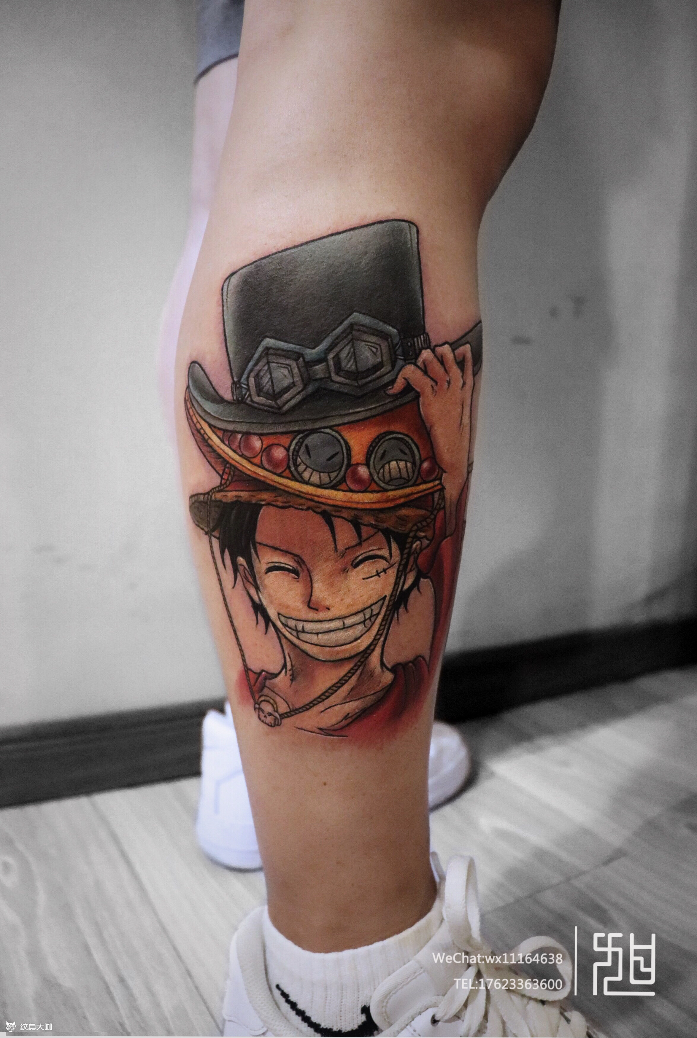 海贼王_纹身图案手稿图片_jojo的纹身作品集