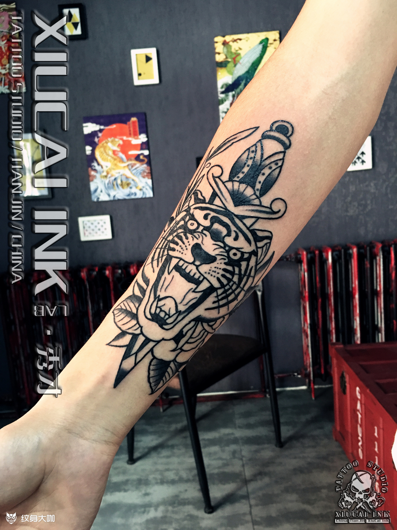 今日作业oldschool虎