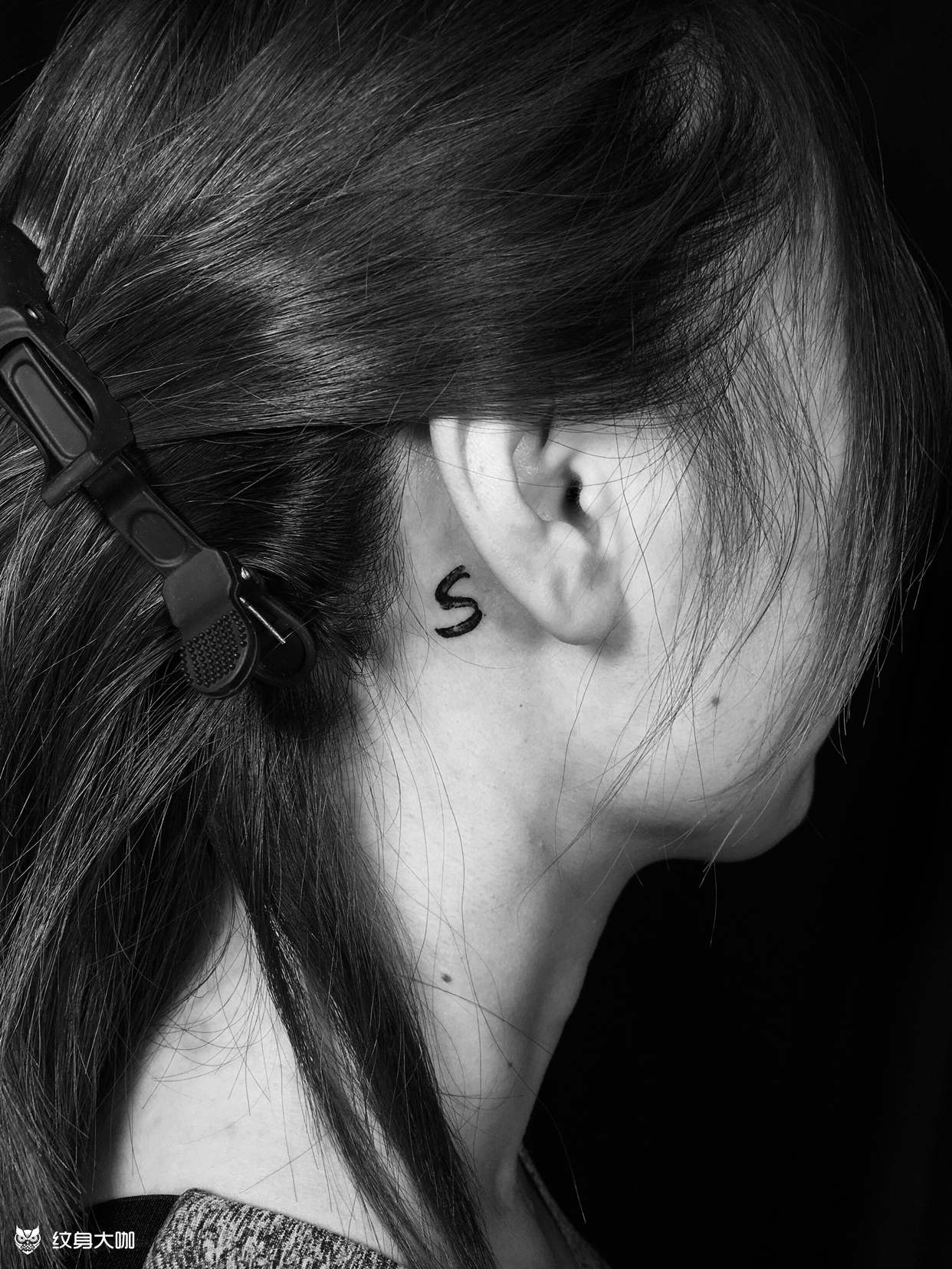 s s 书法风格 水墨字母 _纹身吧社区 - 纹身大咖
