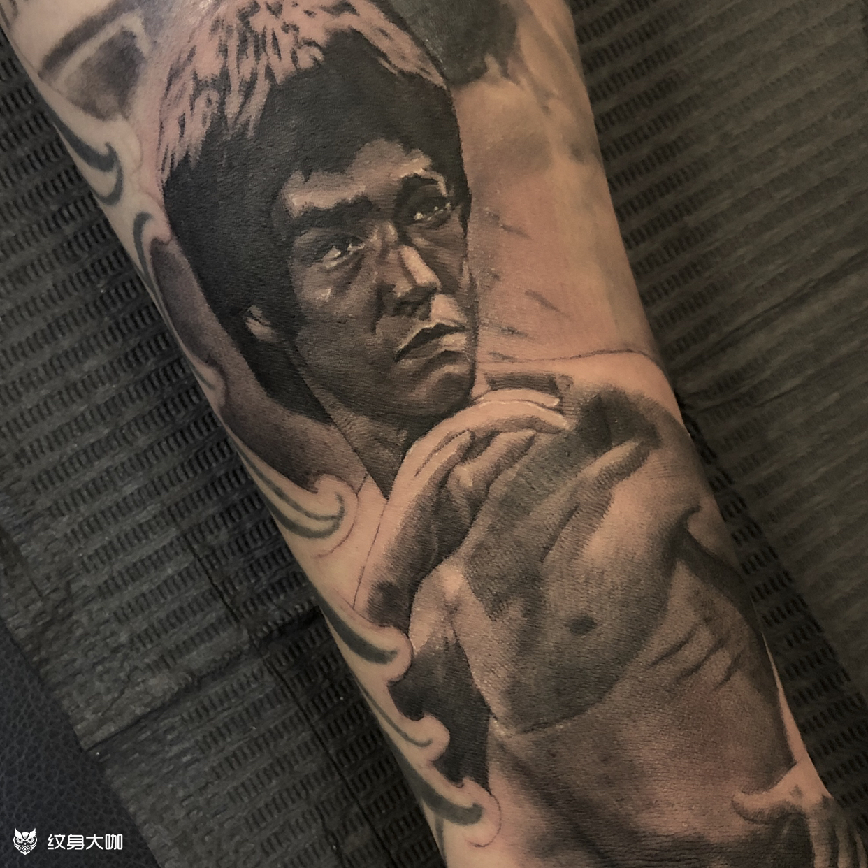 李小龙_纹身图案手稿图片_ai的纹身作品集