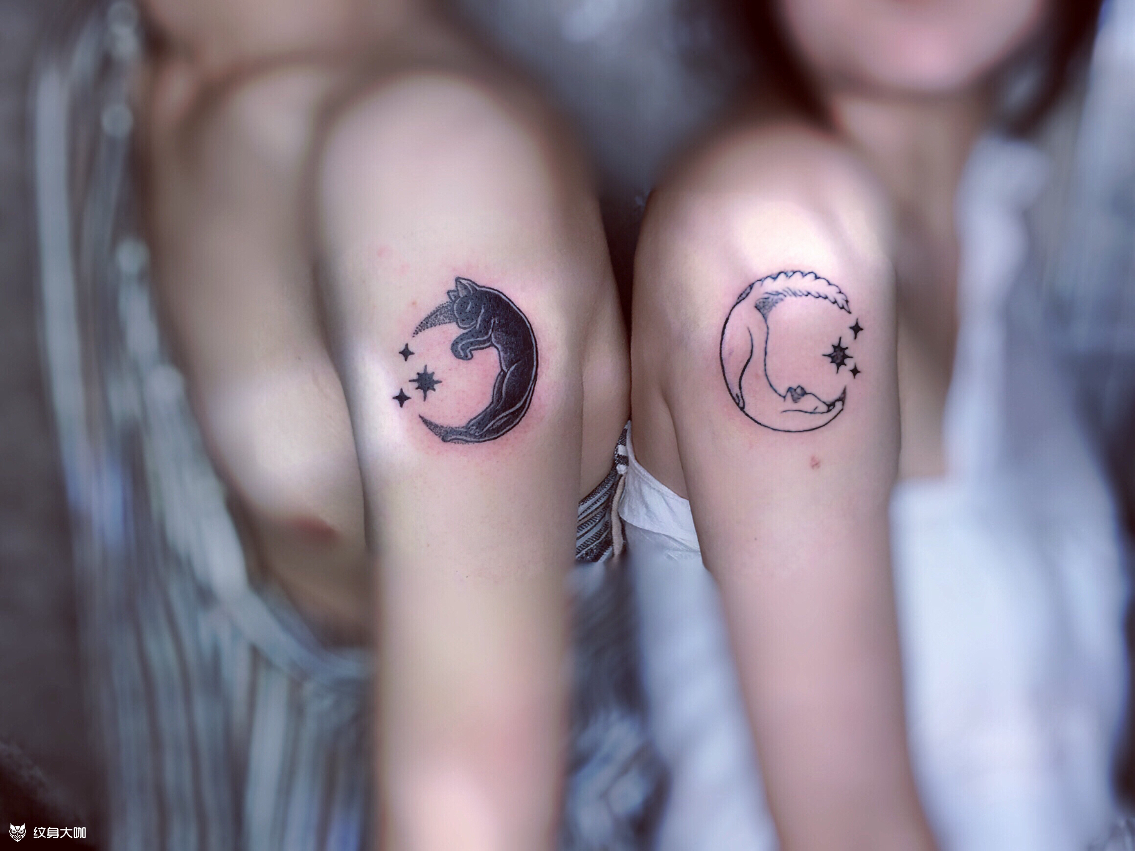 情侣纹身_纹身图案手稿图片_x-mengy的纹身作品集