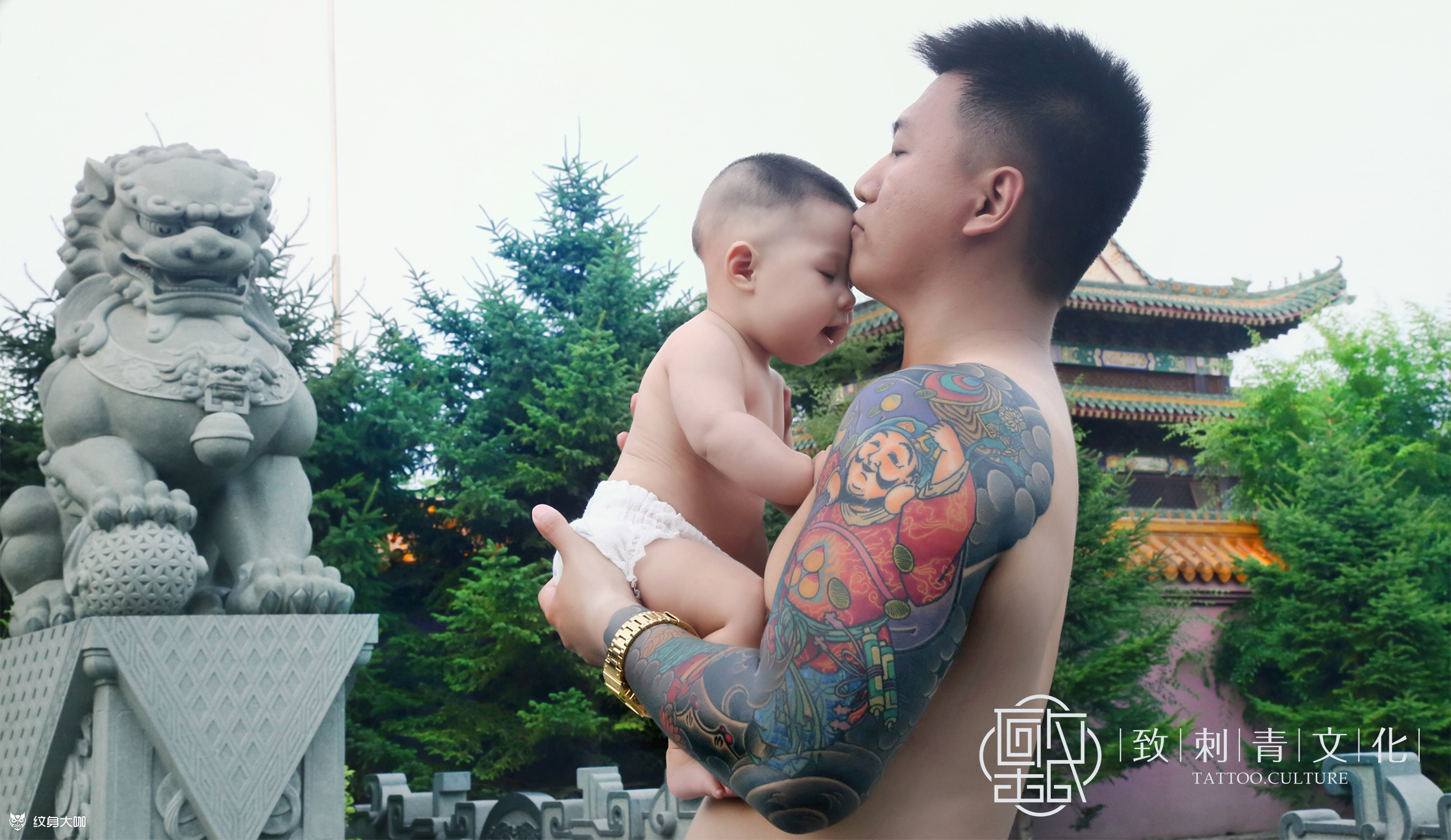 大黑天or惠比寿_纹身图案手稿图片_姚志远的纹身作品集