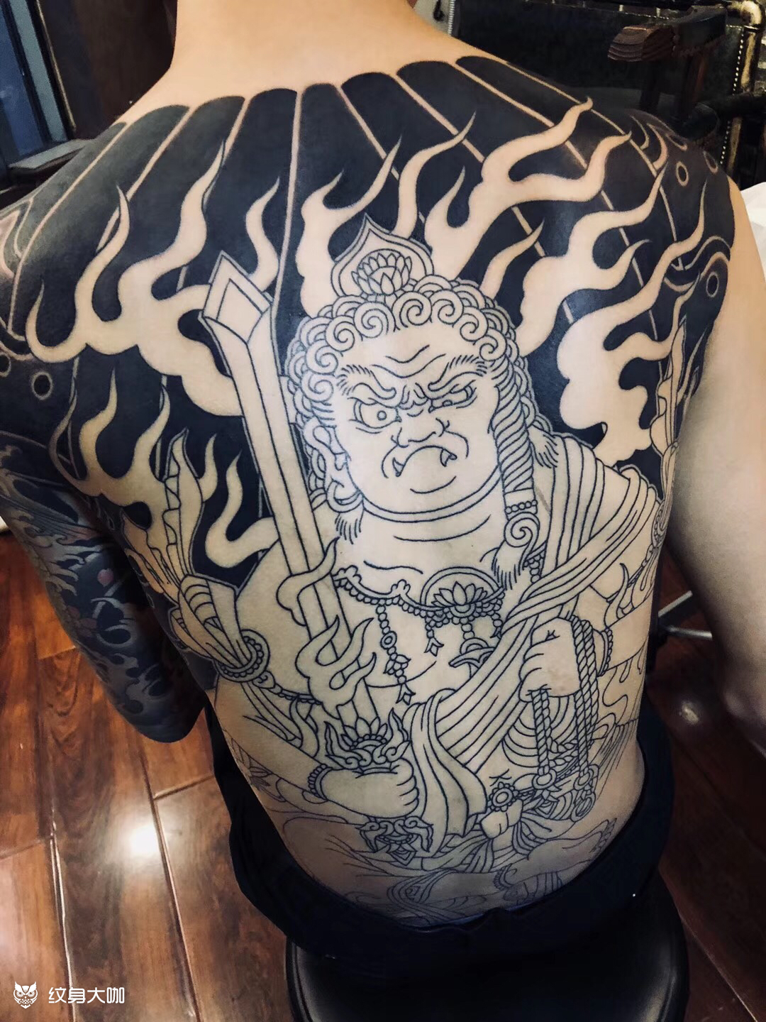 满背不动明王进度