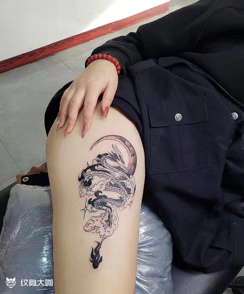 龙图腾_纹身图案手稿图片_张浩东的纹身作品集