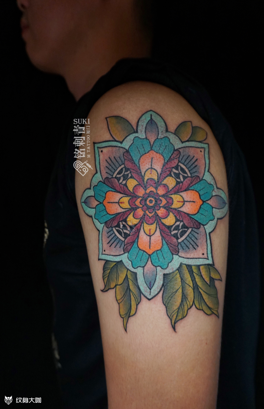 曼陀罗_纹身图案手稿图片_suki的纹身作品集