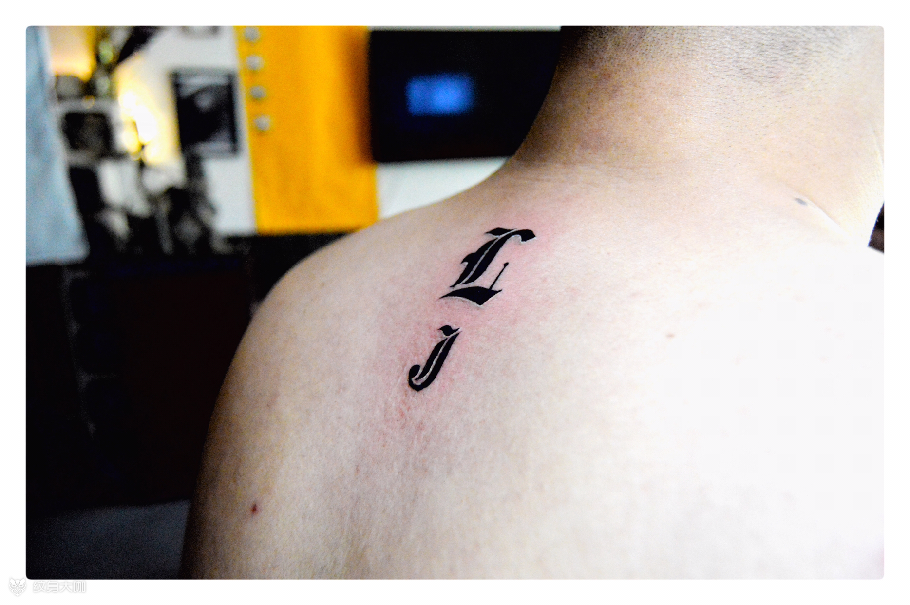 字母_纹身图案手稿图片_故幽的纹身作品集