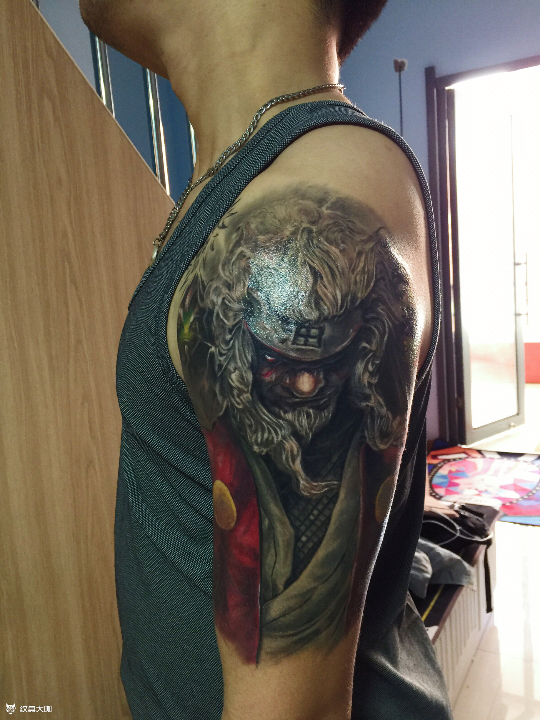 火影自来也_纹身图案手稿图片_fury -阿喆的纹身作品集