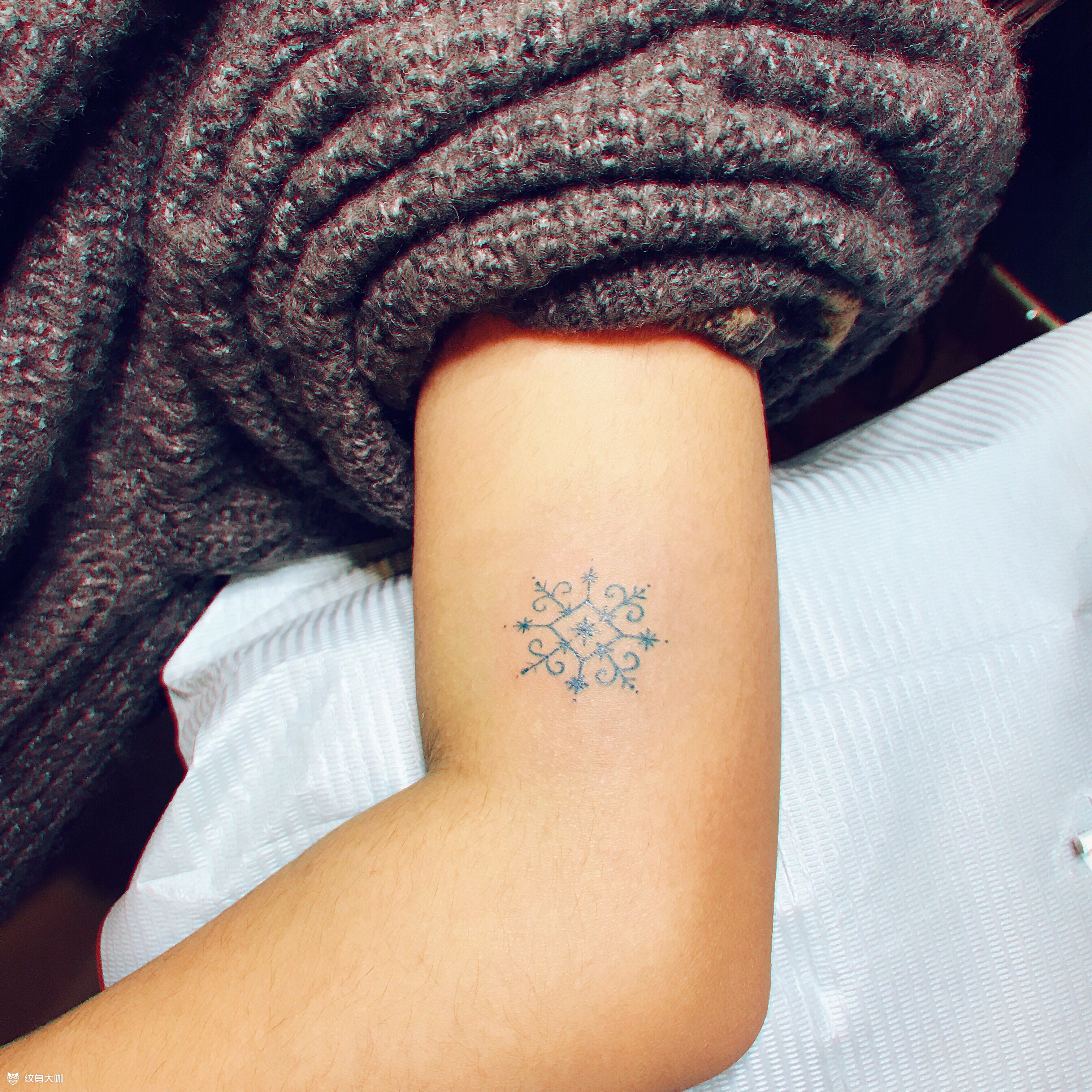 迷你雪花_纹身图案手稿图片_7tattoo-7的纹身作品集