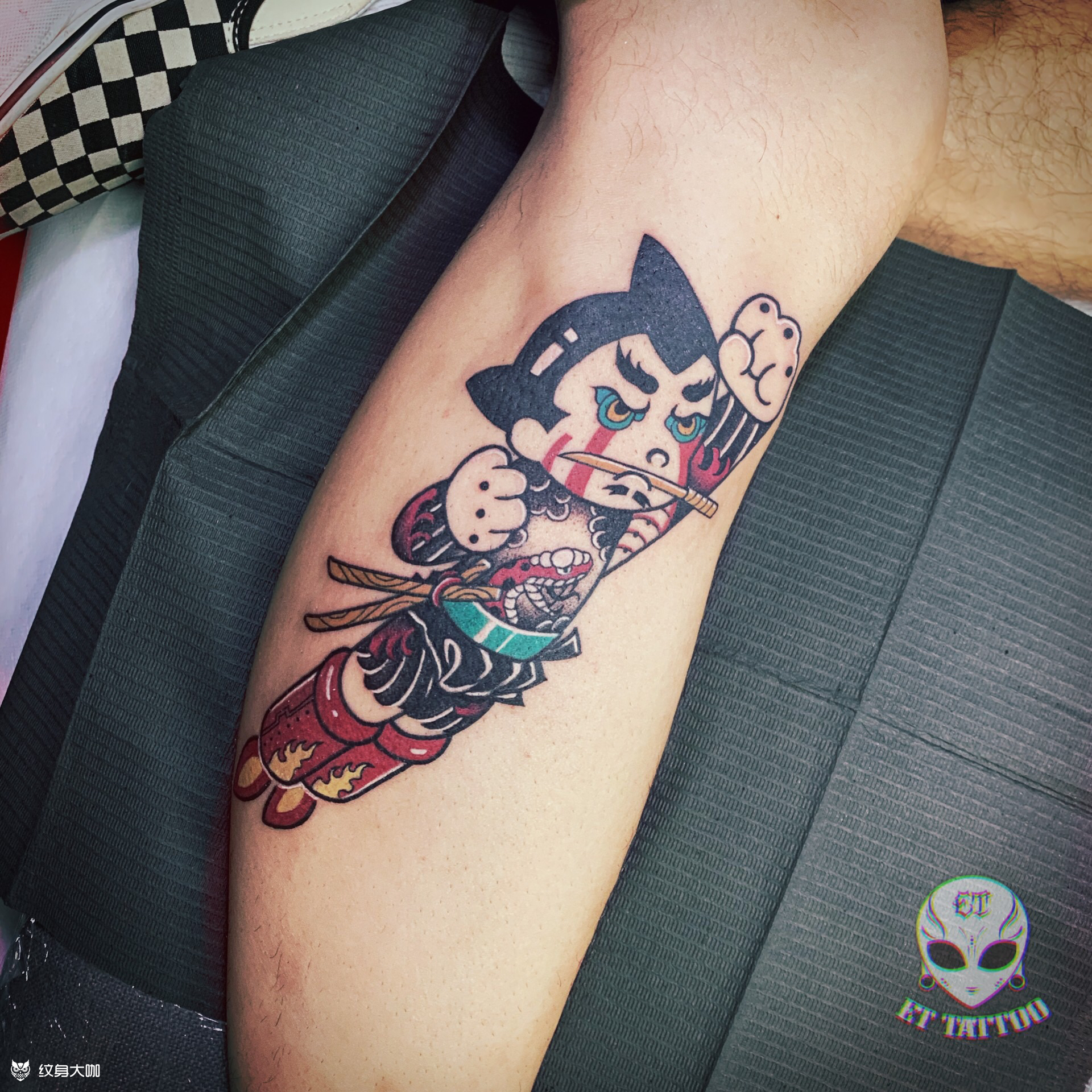 阿童木_纹身图案手稿图片_et tattoo的纹身作品集