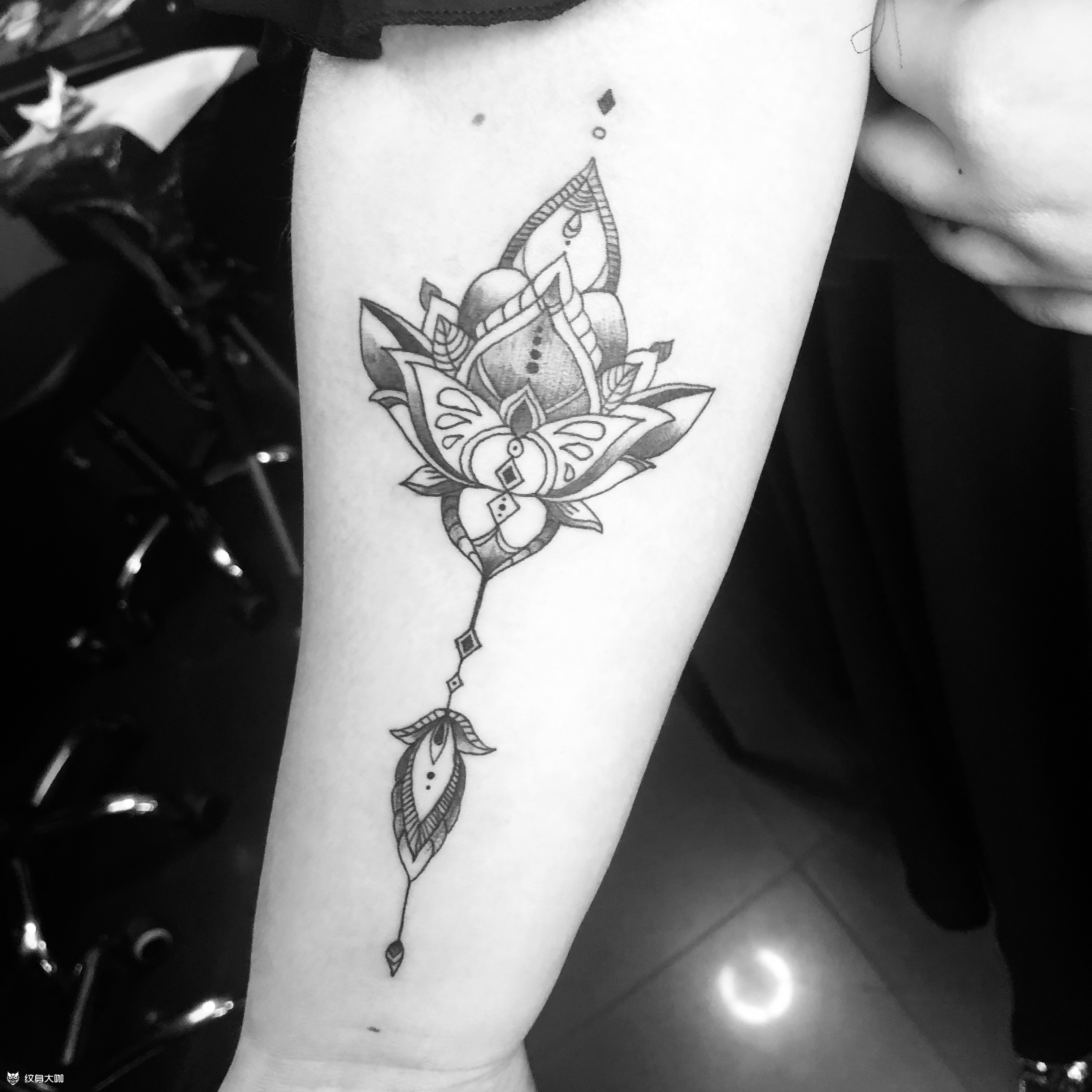 花花_纹身图案手稿图片_十七的纹身作品集
