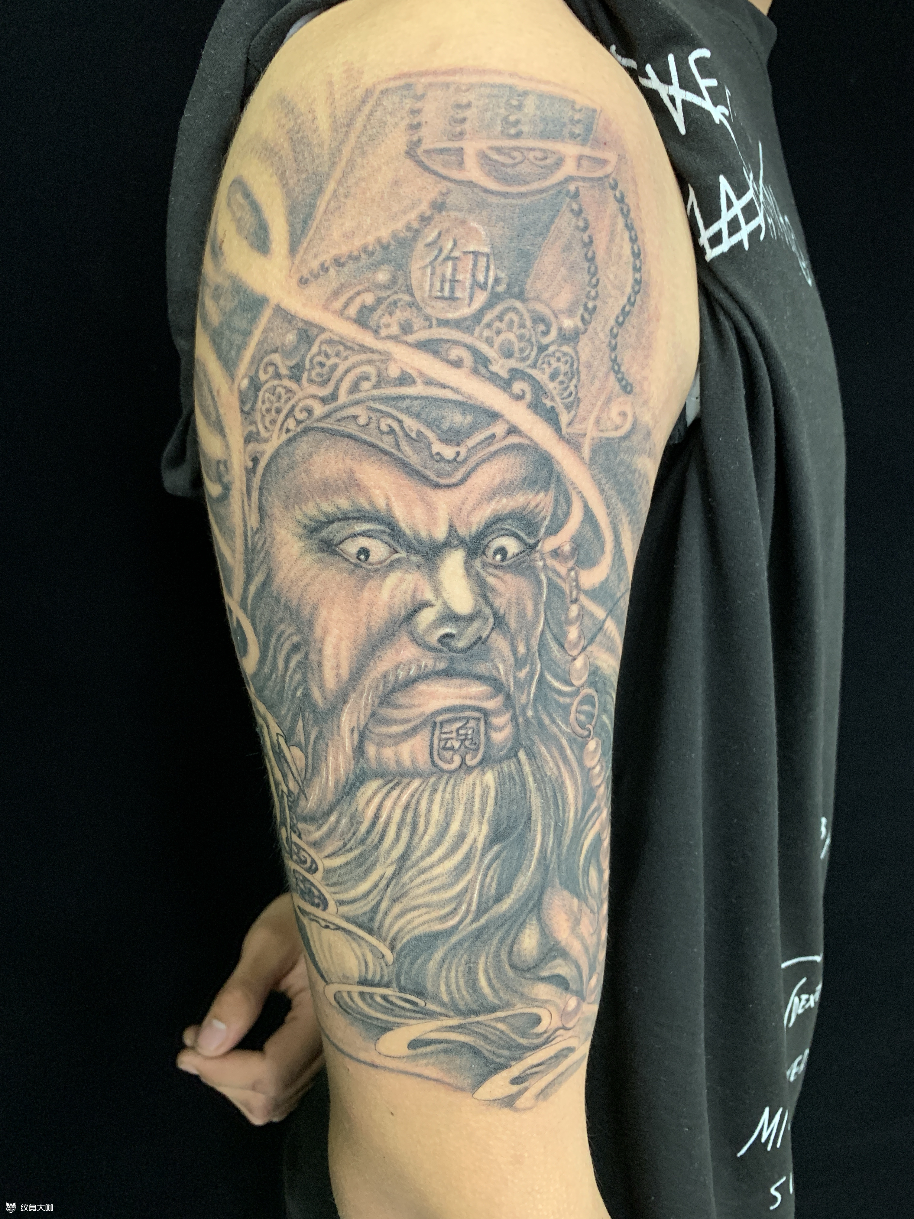 阎罗王_纹身图案手稿图片_大壮的纹身作品集
