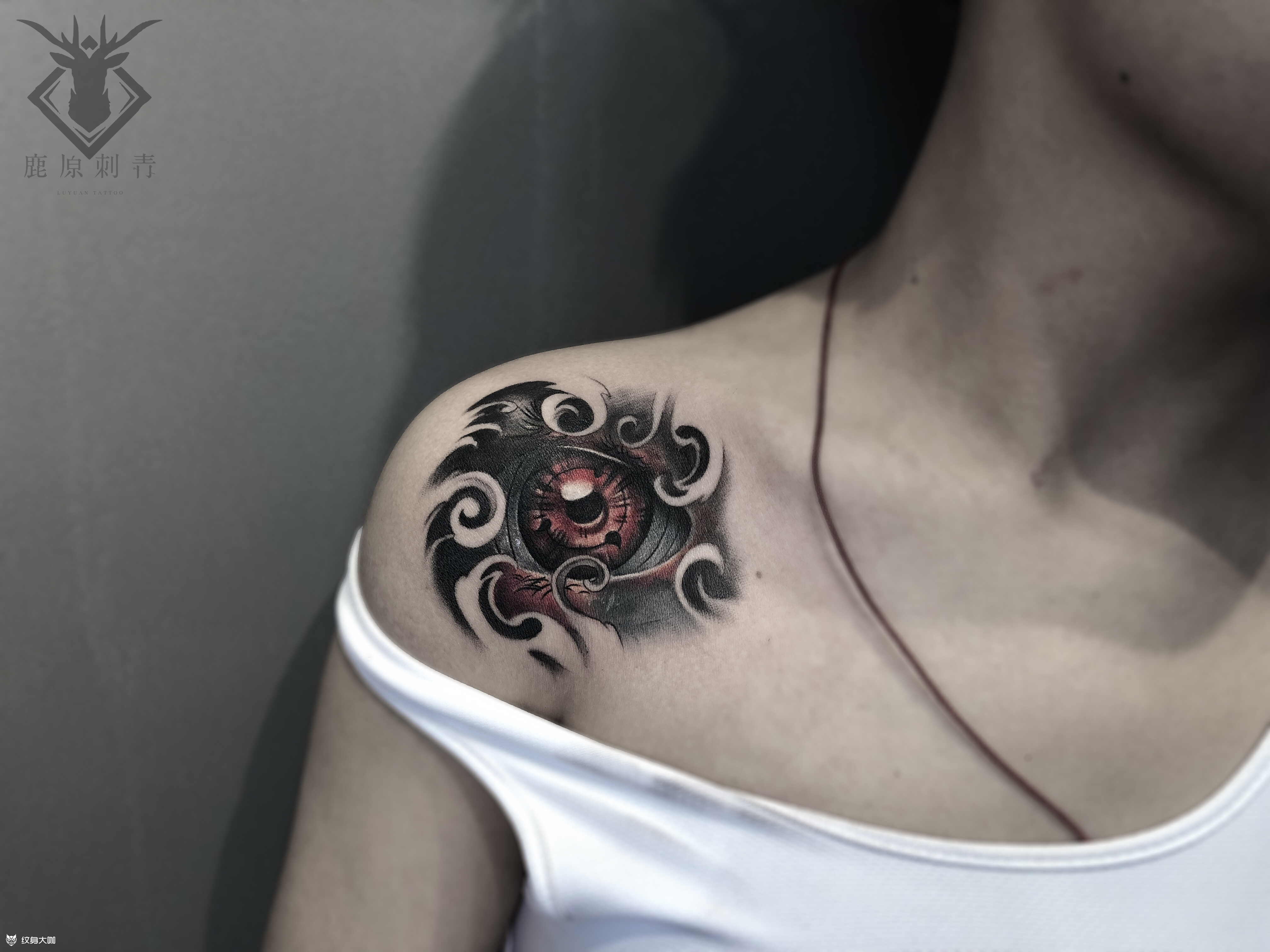 写轮眼_纹身图案手稿图片_赵逸峰的纹身作品集