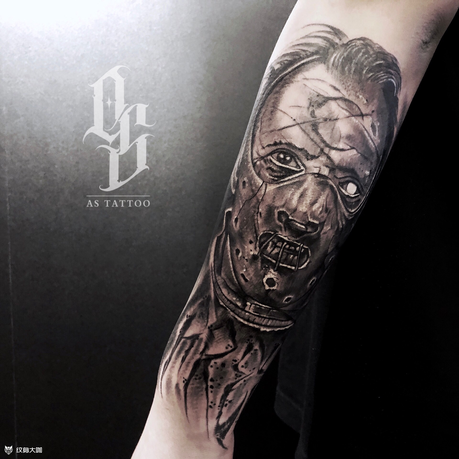 汉尼拔_纹身图案手稿图片_as-unianx的纹身作品集
