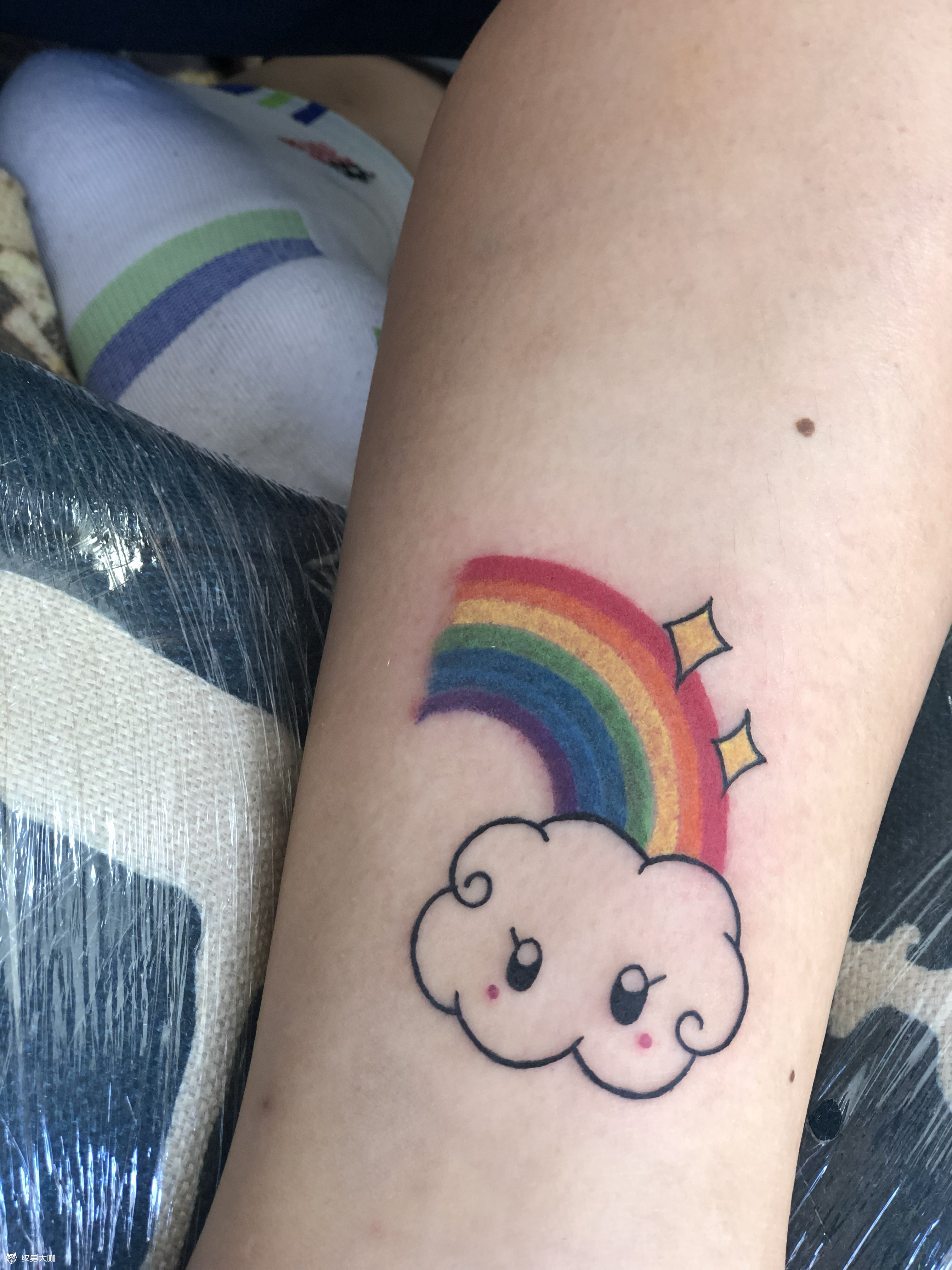 彩虹_纹身图案手稿图片_雷晓飞的纹身作品集