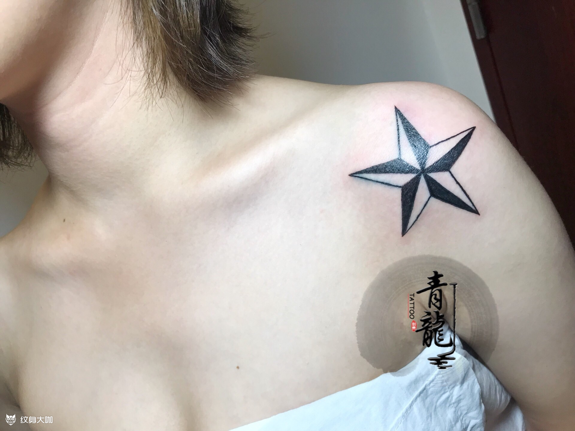 五角星_纹身图案手稿图片_百无一用是的纹身作品集