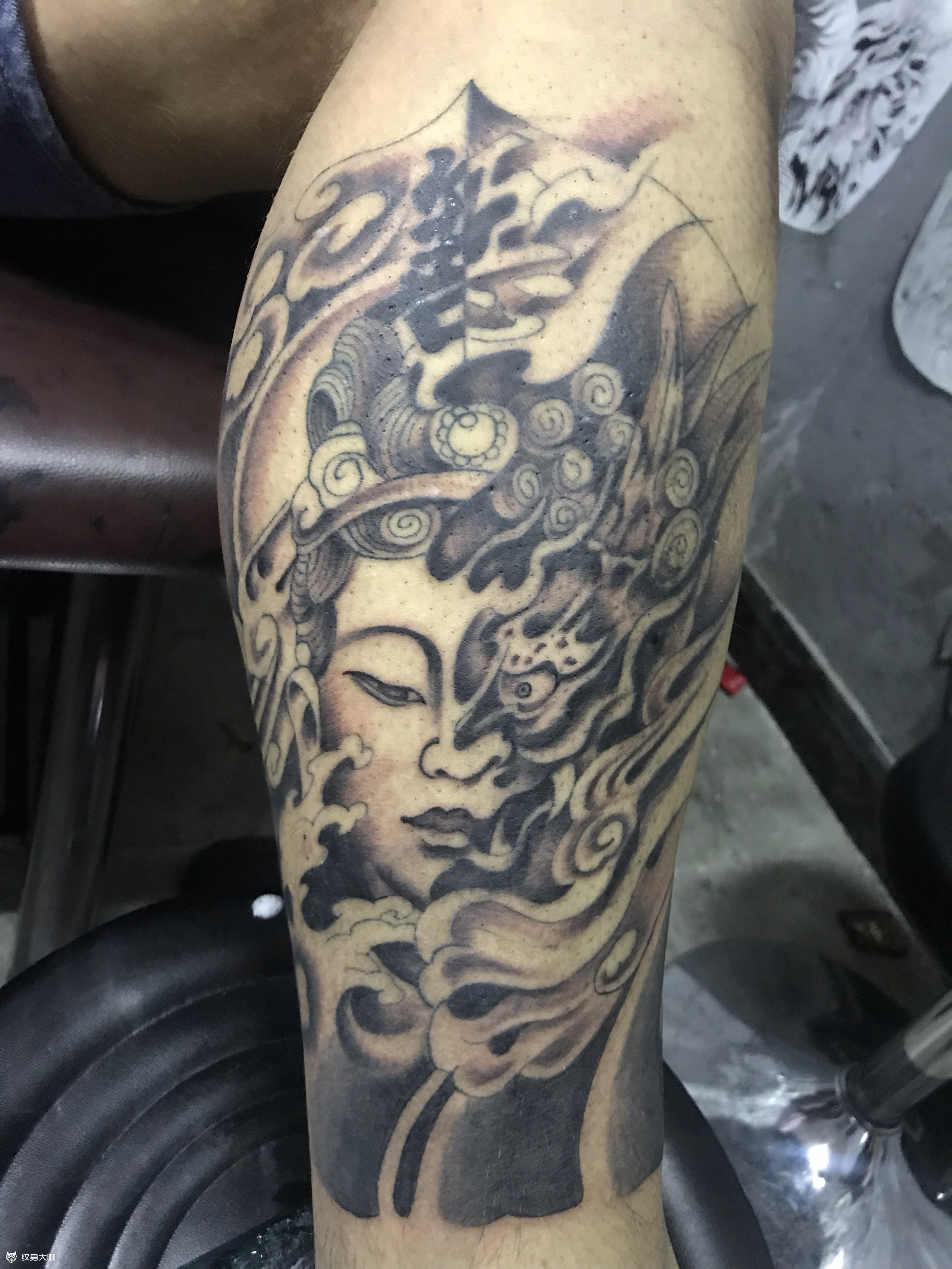 善恶佛_纹身图案手稿图片_俊tattoo的纹身作品集