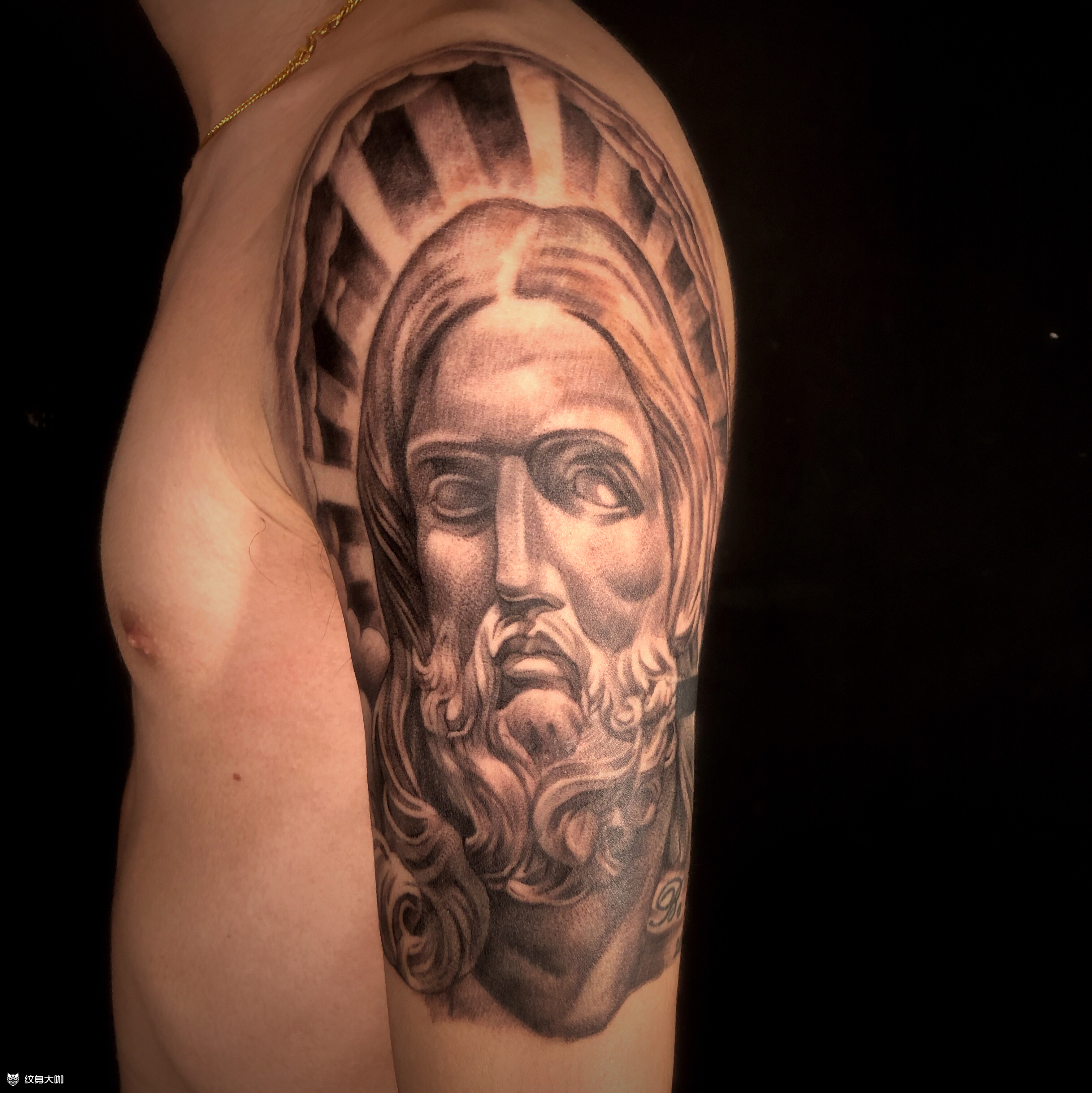 耶稣_纹身图案手稿图片_sunny的纹身作品集