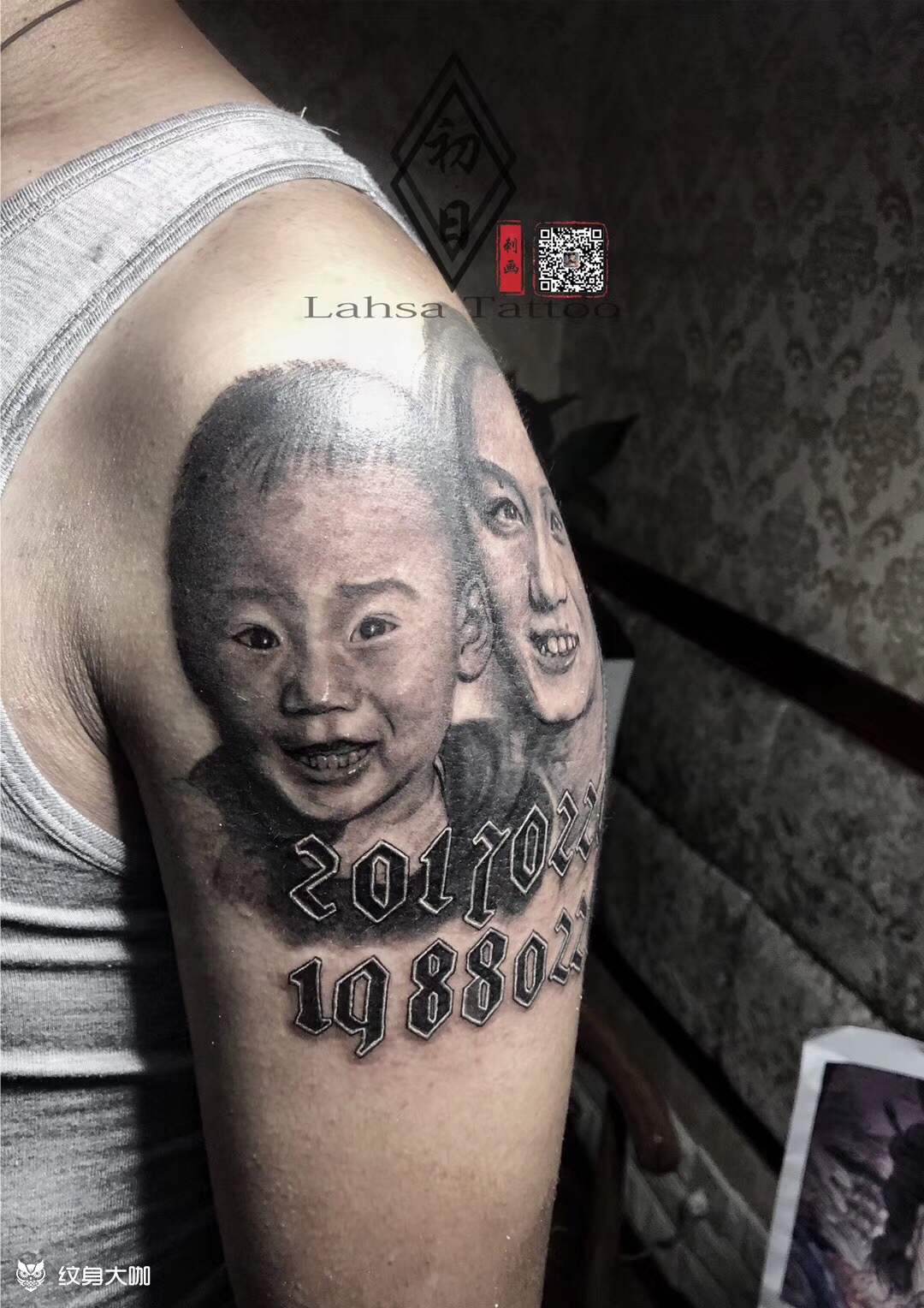 肖像_纹身图案手稿图片_杨尼的纹身作品集