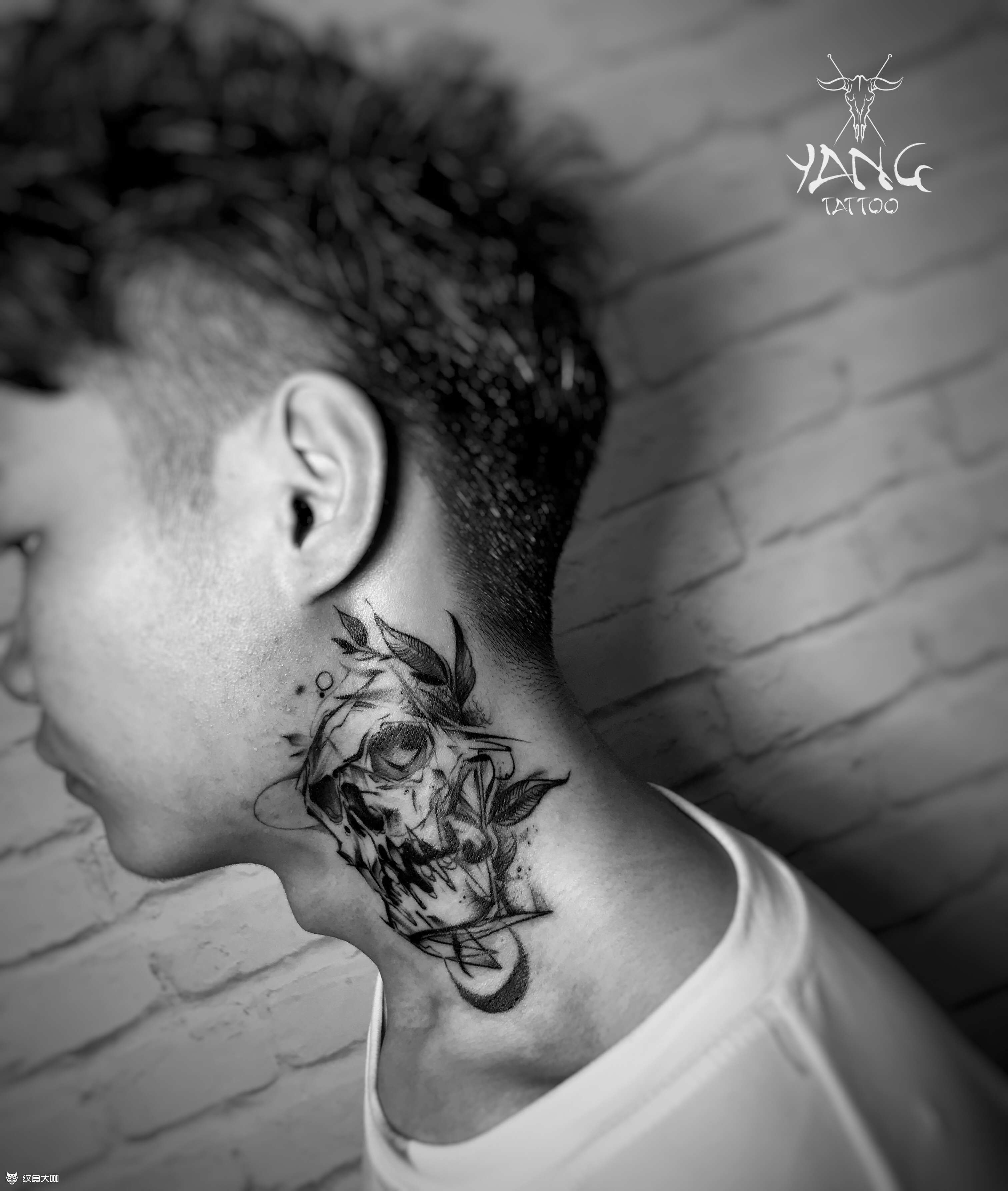 骷髅7615_纹身图案手稿图片_大楠的纹身作品集