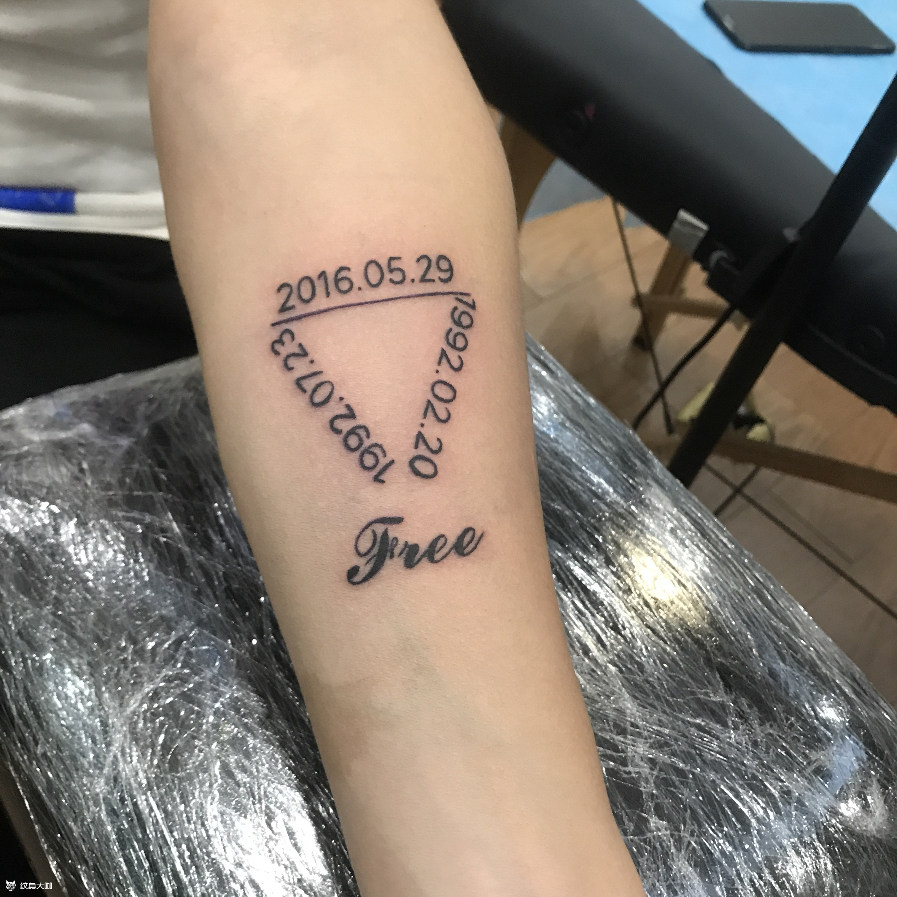 一家三口_纹身图案手稿图片_李耀龙的纹身作品集