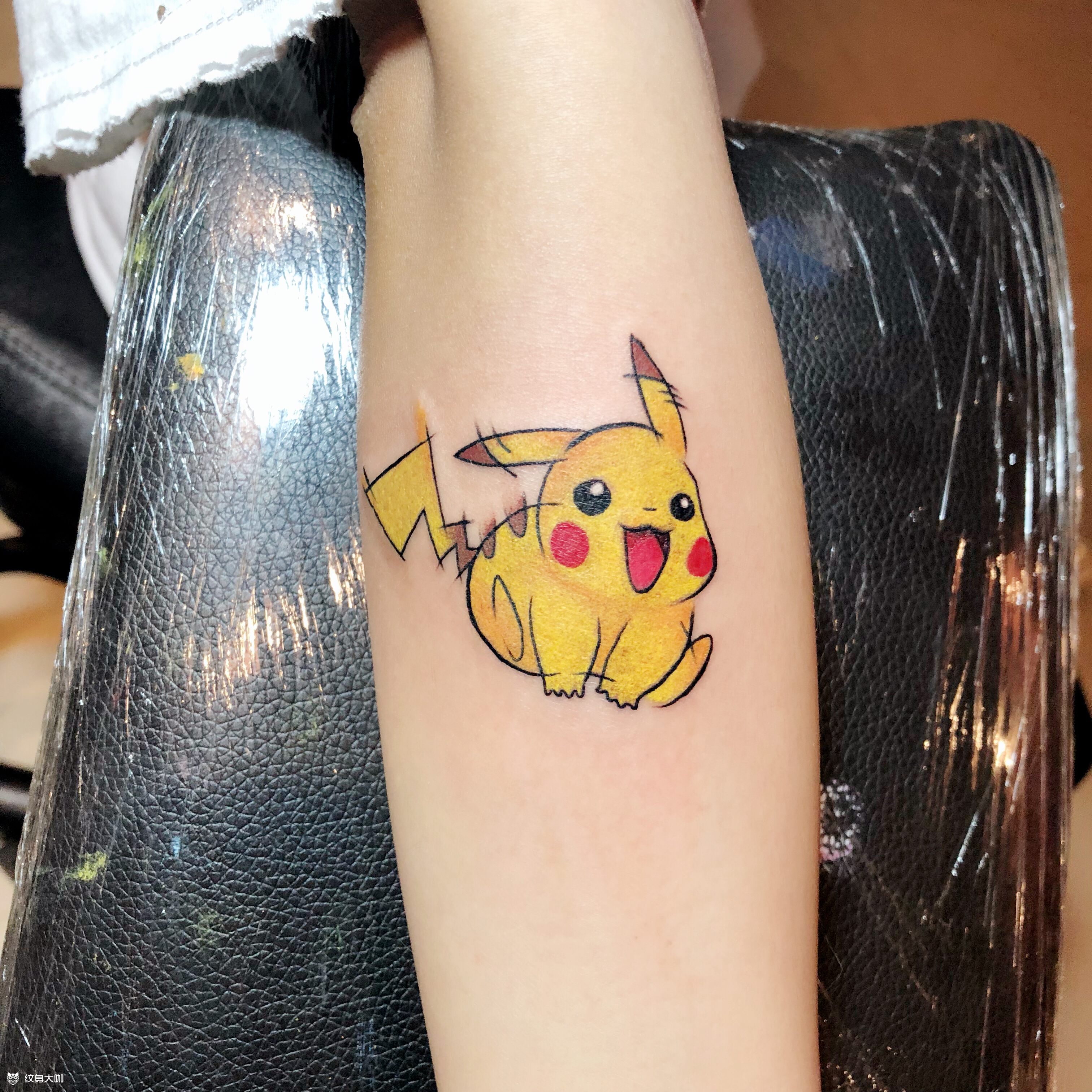 皮卡丘_纹身图案手稿图片_李其倍的纹身作品集