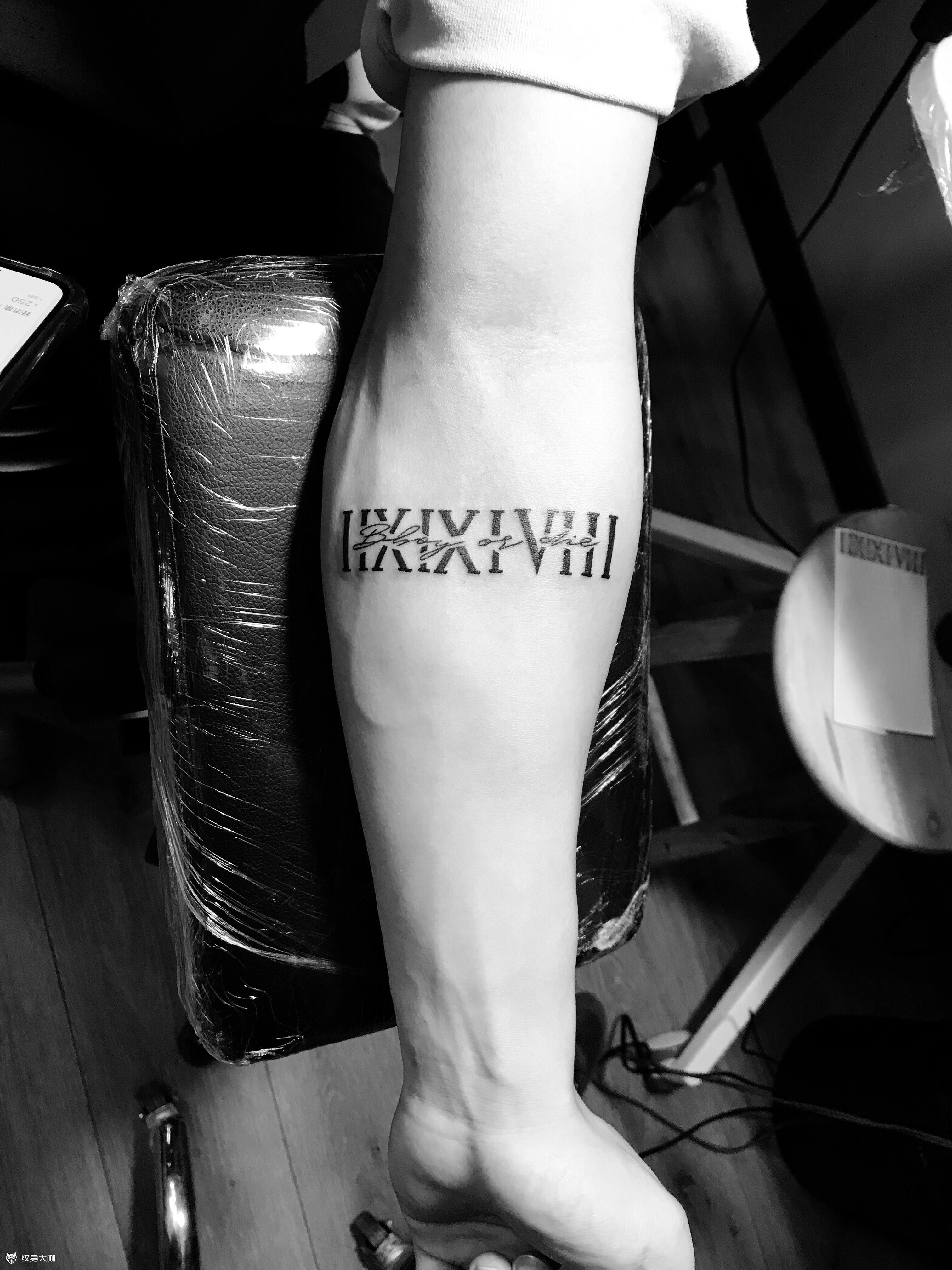 小臂内侧_纹身图案手稿图片_刘学凯的纹身作品集