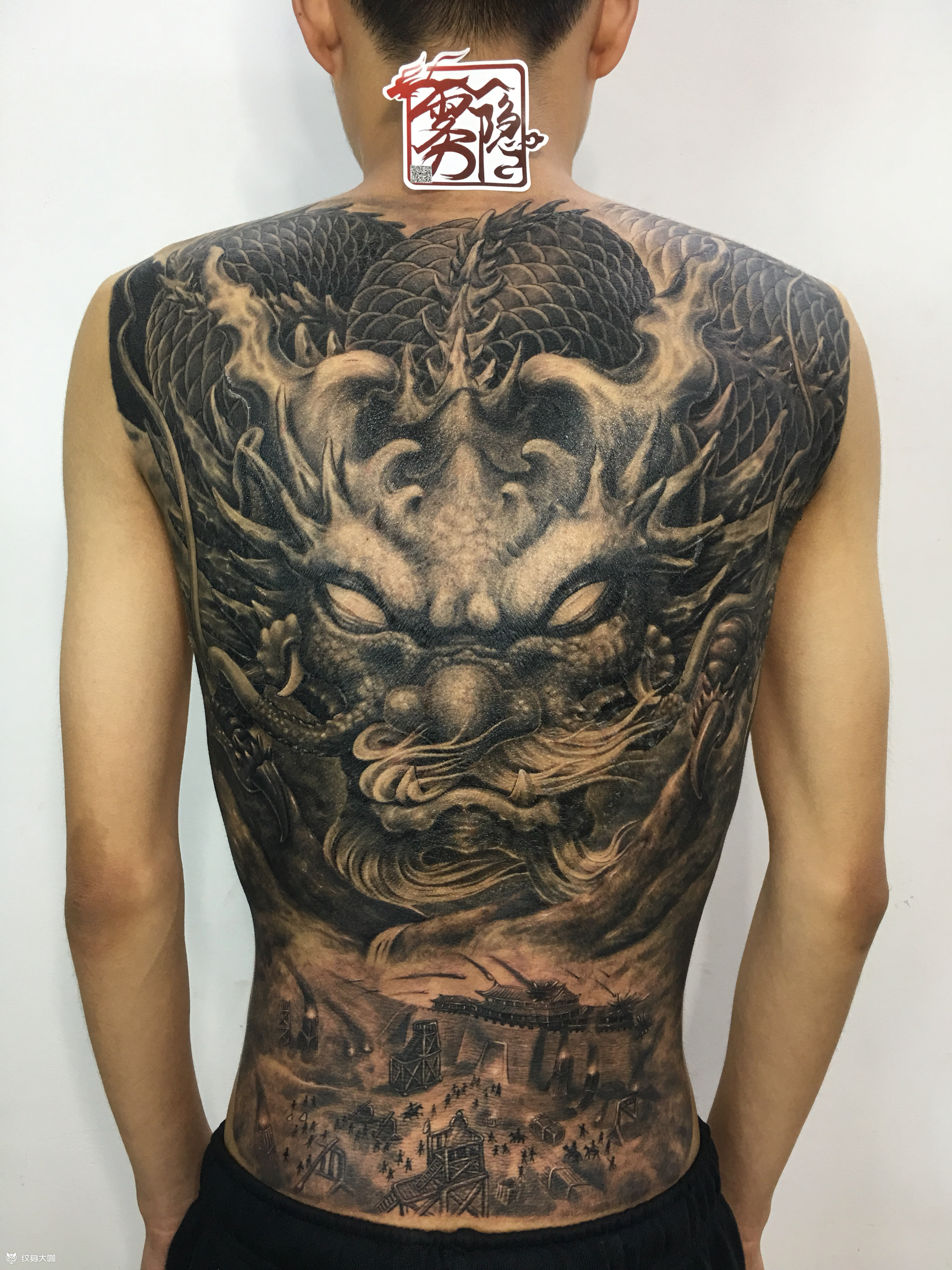 近期的满背作品.请大神们多多指_纹身吧社区 - 纹身大咖