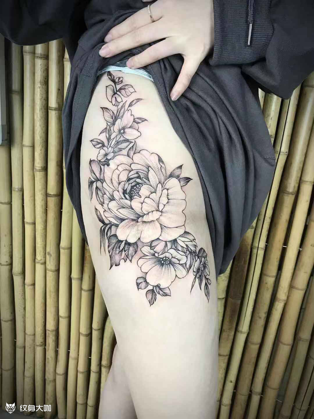 素花_纹身图案手稿图片_峰哥的纹身作品集