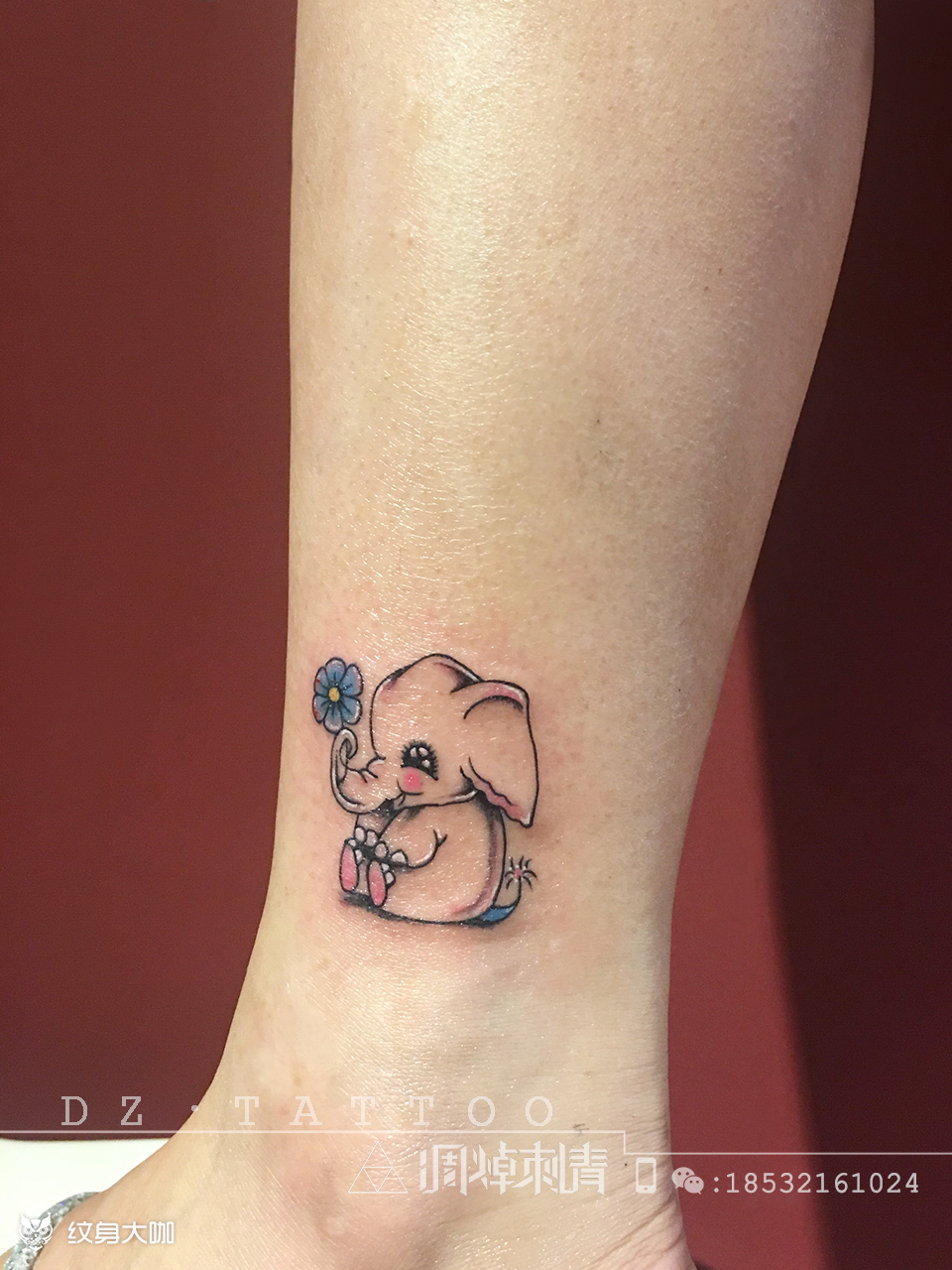 小象_纹身图案手稿图片_聂先生-的纹身作品集