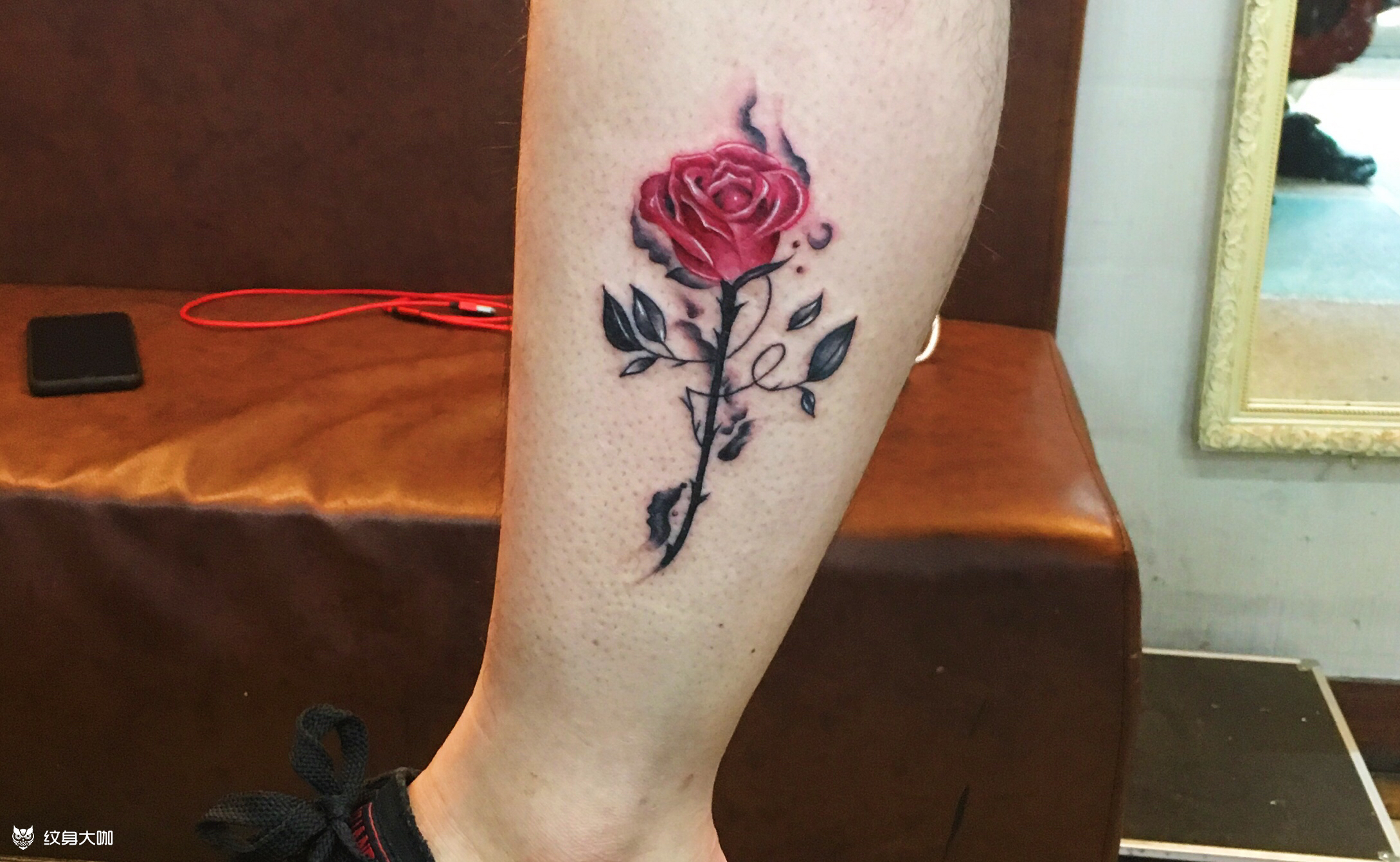 玫瑰_纹身图案手稿图片_针舞堂的纹身作品集