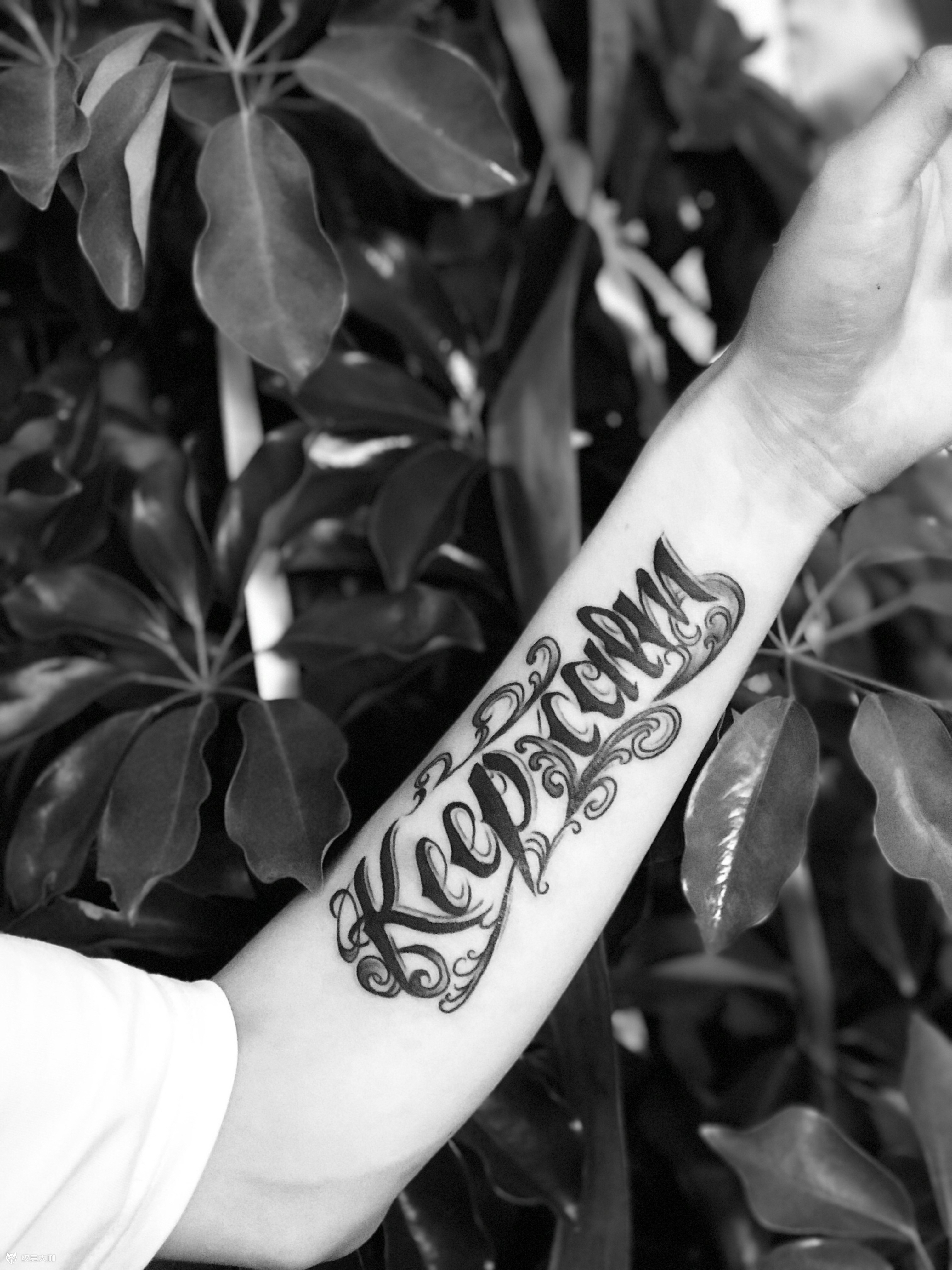 保持冷静_纹身图案手稿图片_陆宇的纹身作品集