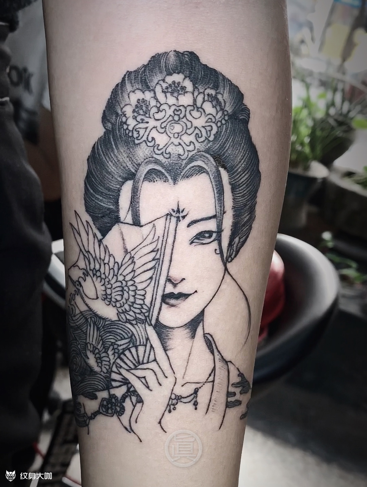 艺伎_纹身图案手稿图片_赖智锋的纹身作品集