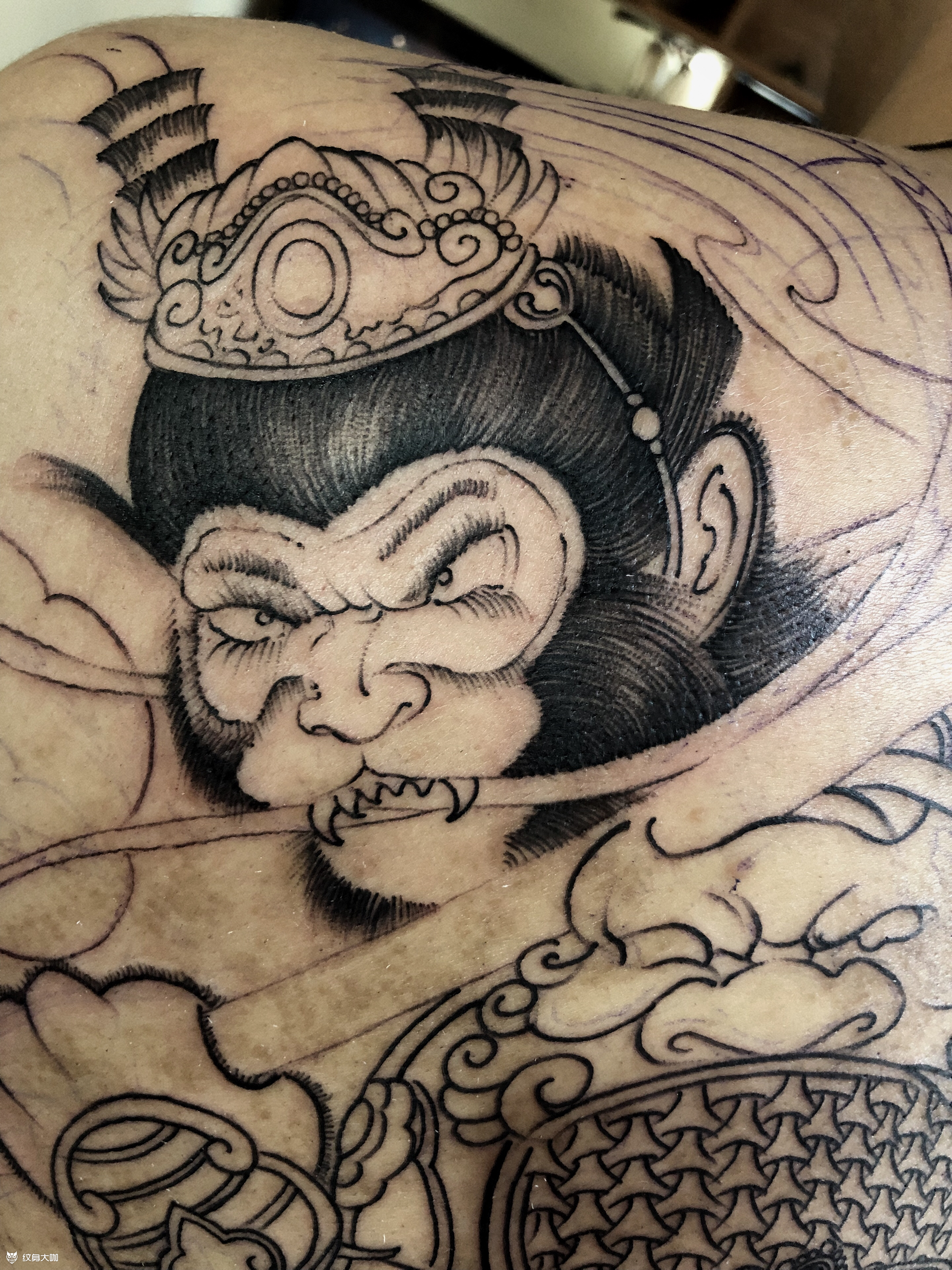 猴神纹身图片