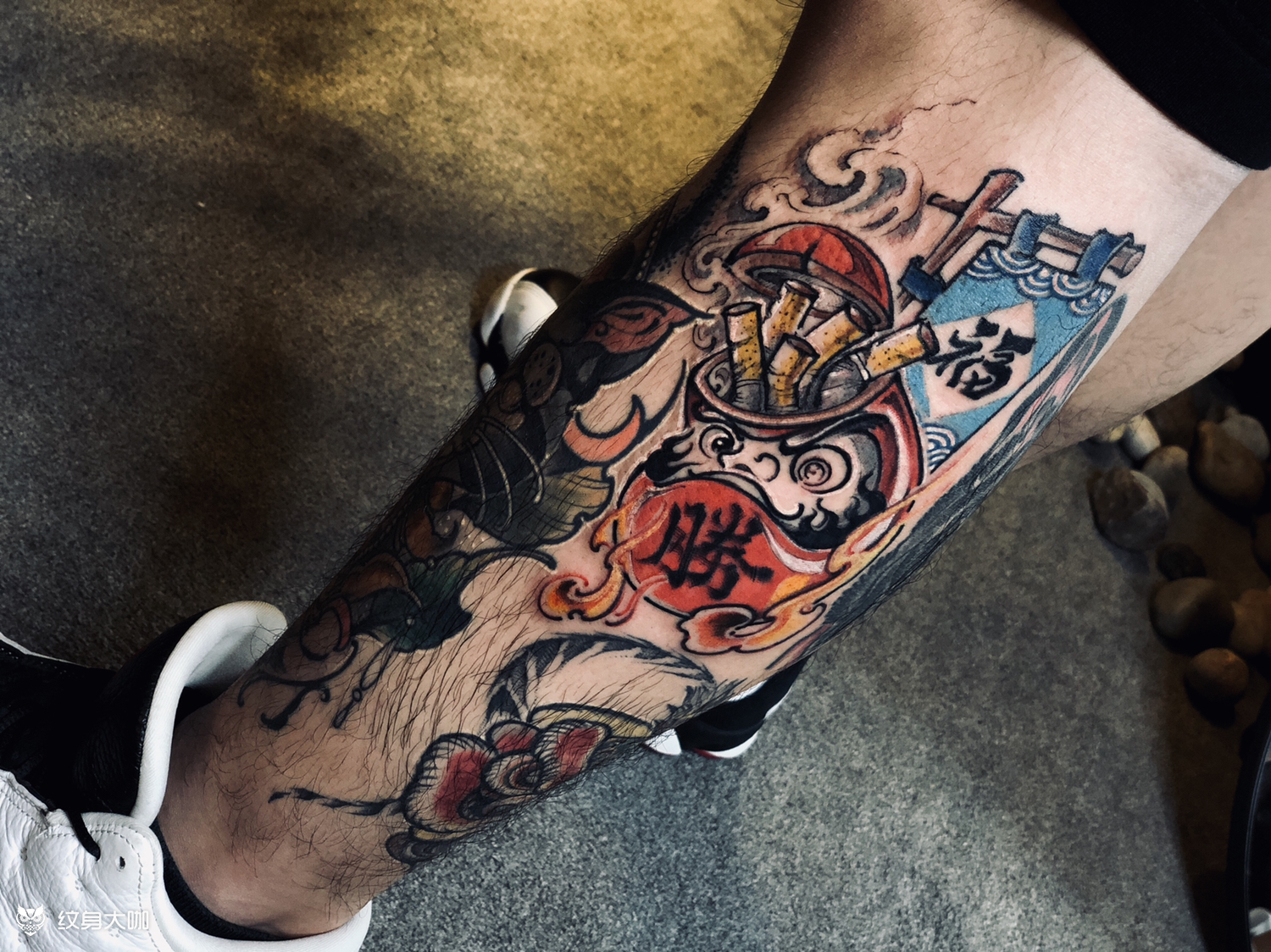 达摩蛋达摩蛋被视为毅力和好运_纹身吧社区 - 纹身大咖