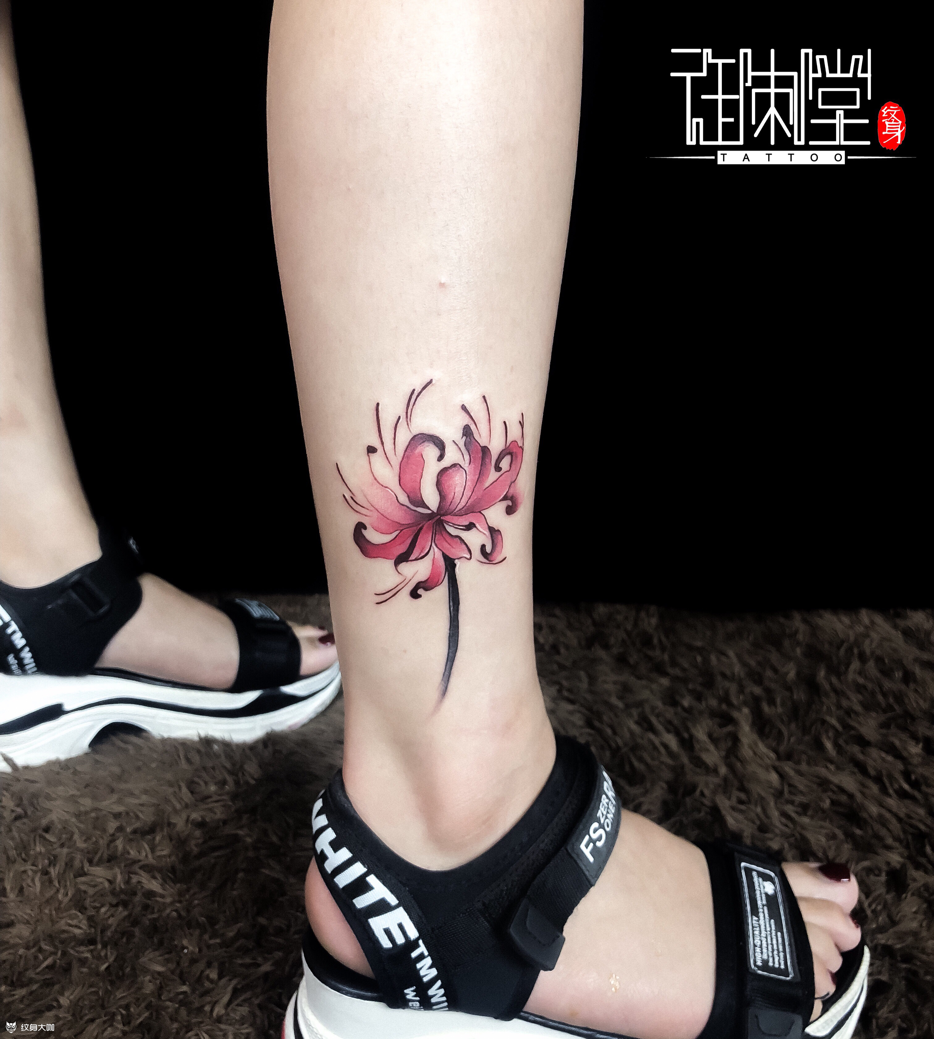 彼岸花_纹身图案手稿图片_御刺堂·画迪的纹身作品集