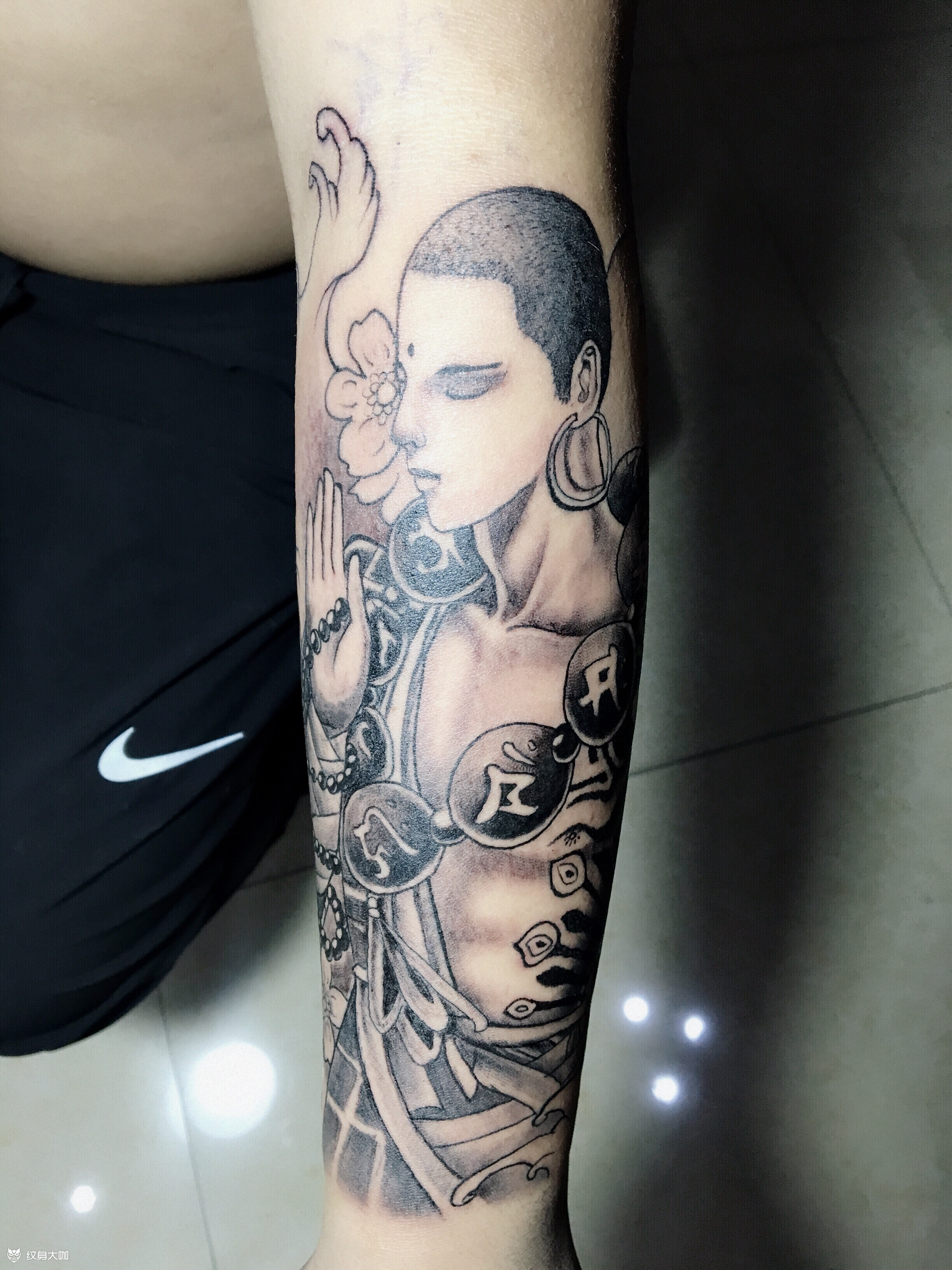 达摩_纹身图案手稿图片_曾绍鸣的纹身作品集