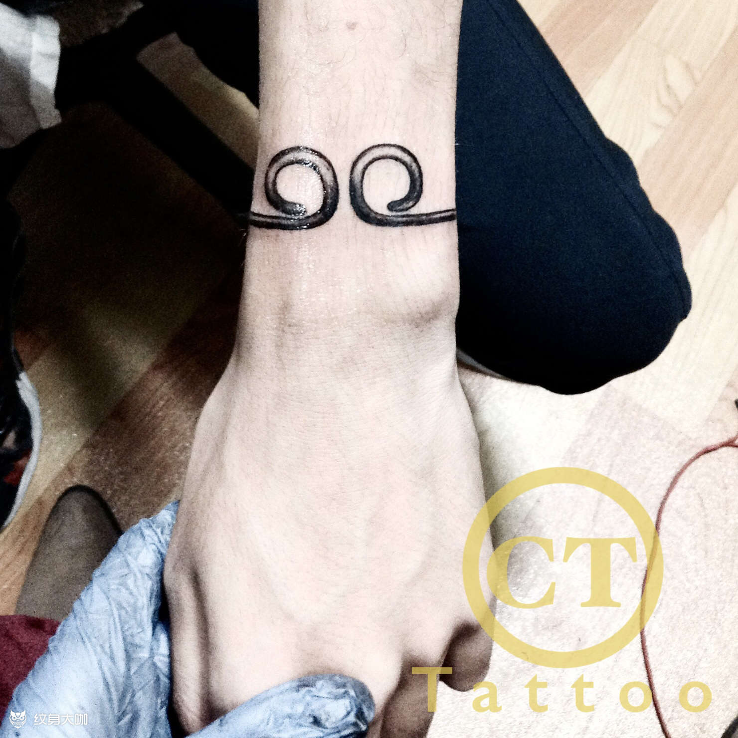 金箍_纹身图案手稿图片_冯琳的纹身作品集