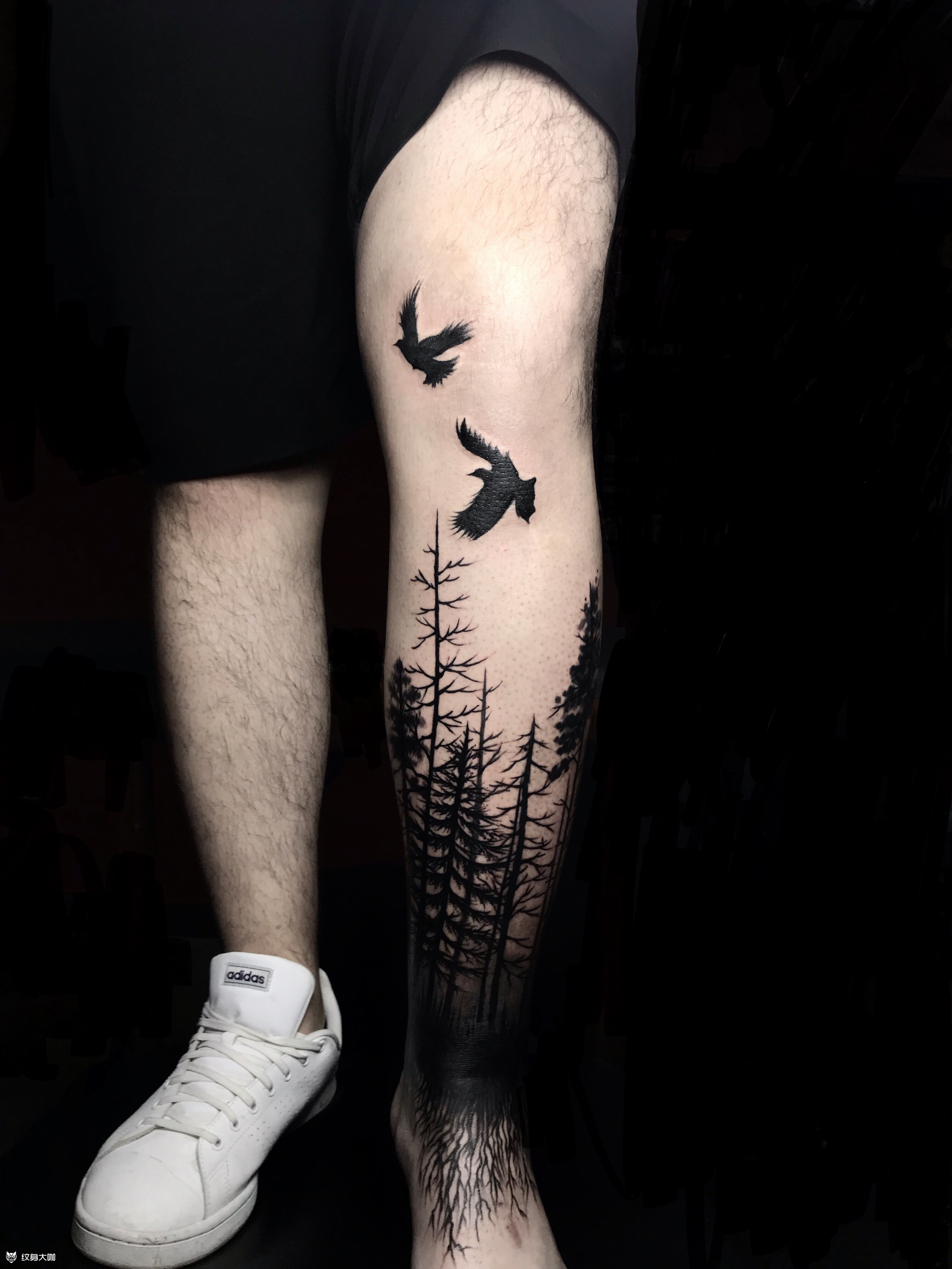 黑暗森林_纹身图案手稿图片_大佬的纹身作品集
