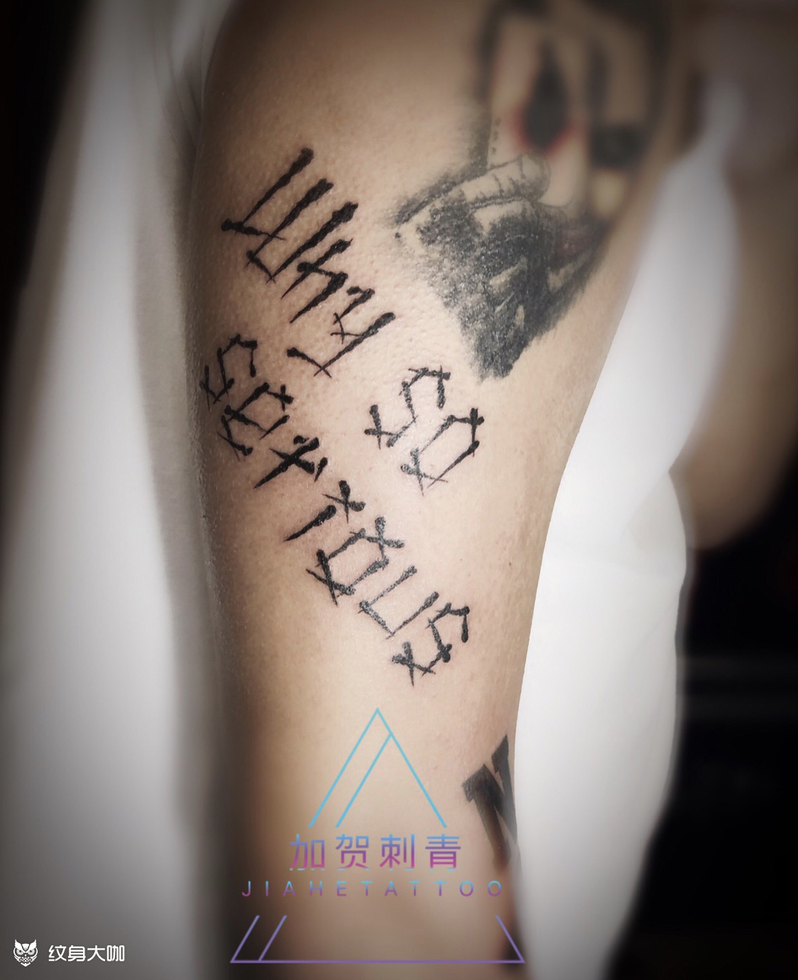 作品简介:花体字 why so serious?and no