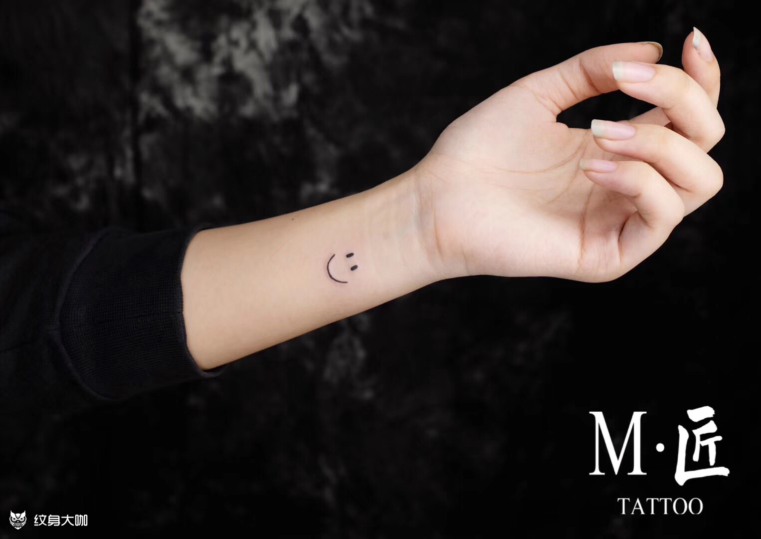 笑脸_纹身图案手稿图片_mao的纹身作品集