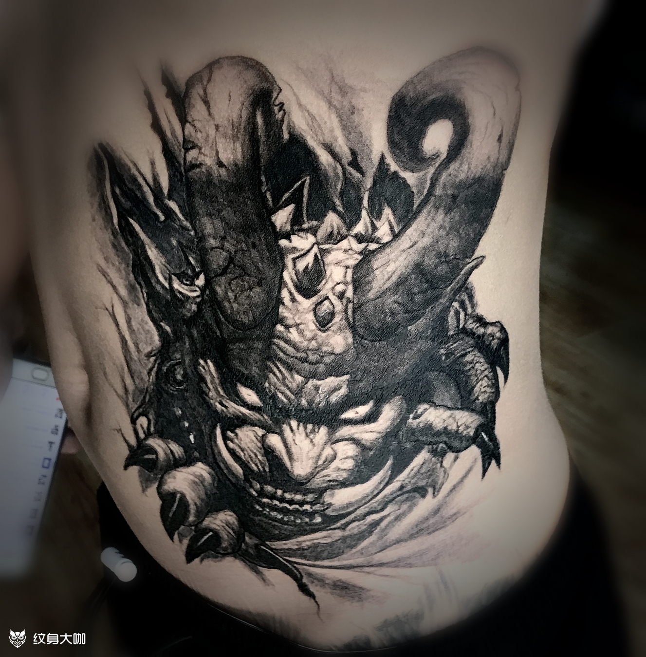 小恶魔_纹身图案手稿图片_米雪峰的纹身作品集