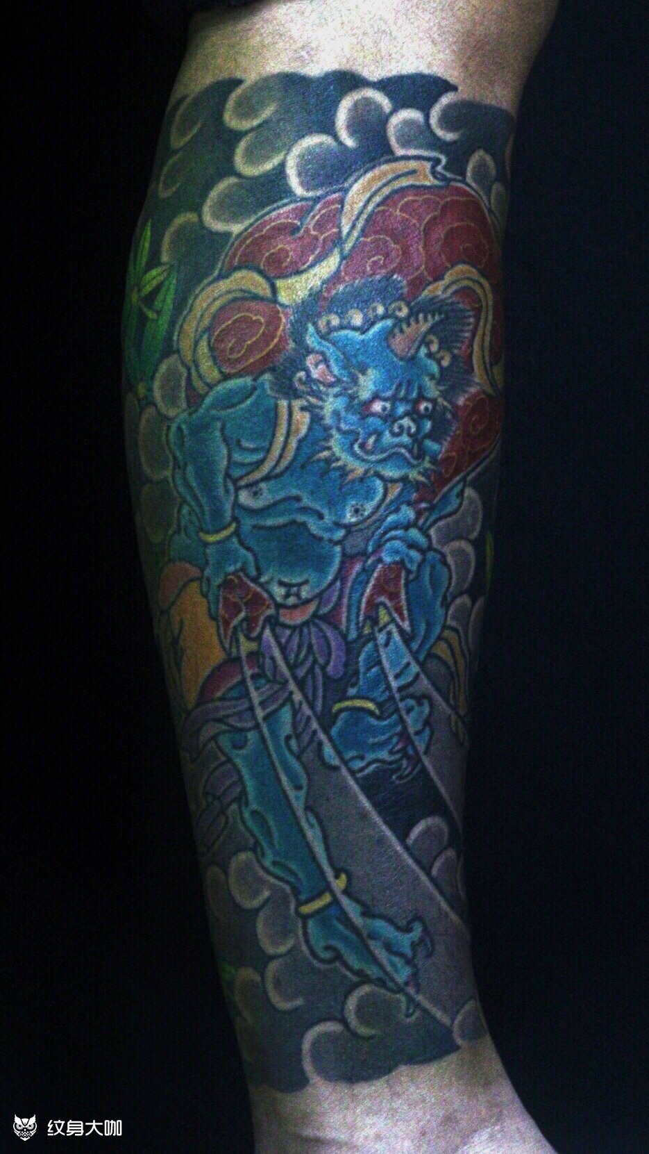 风神_纹身图案手稿图片_雕鬼的纹身作品集