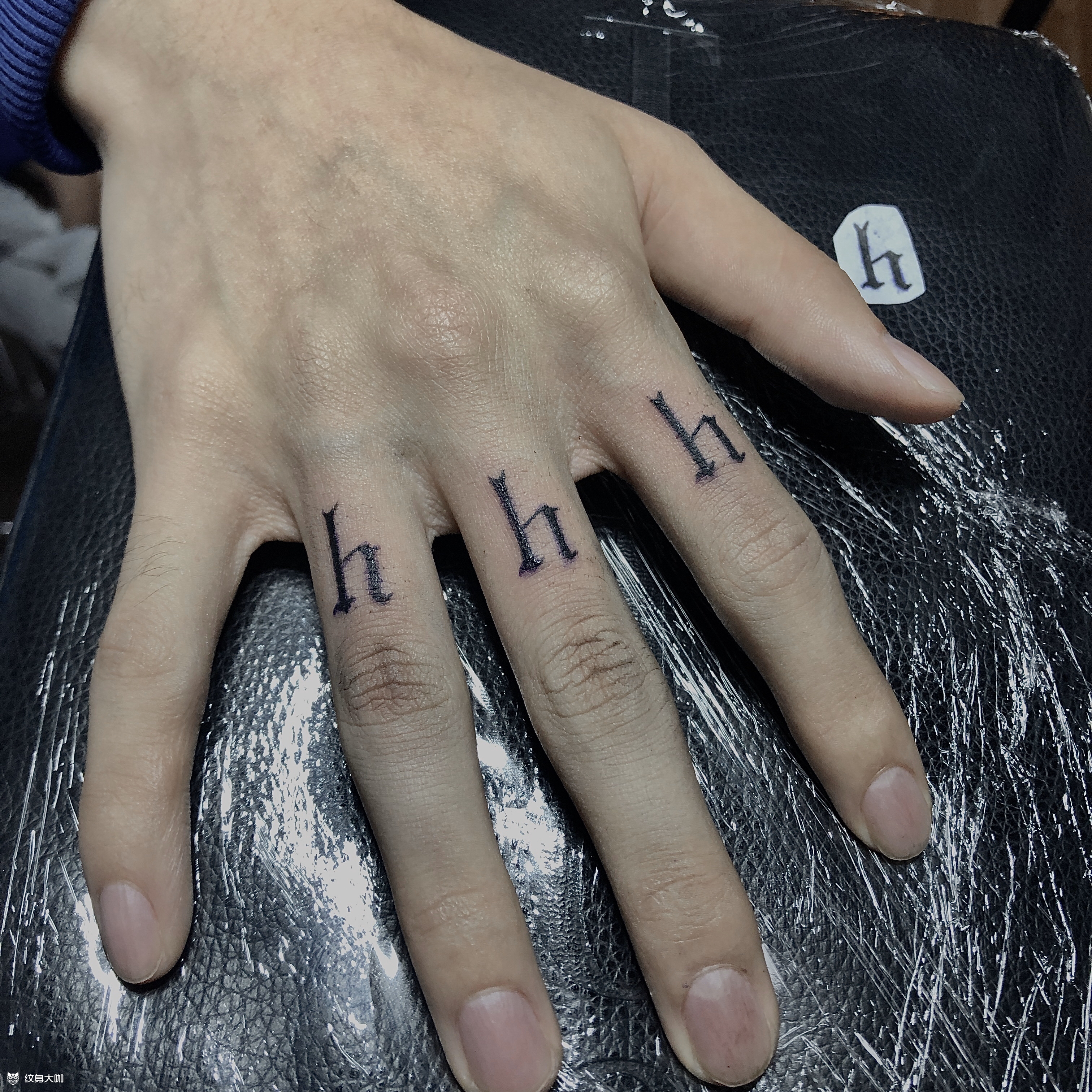 手指纹身_纹身图案手稿图片_小雅的纹身作品集