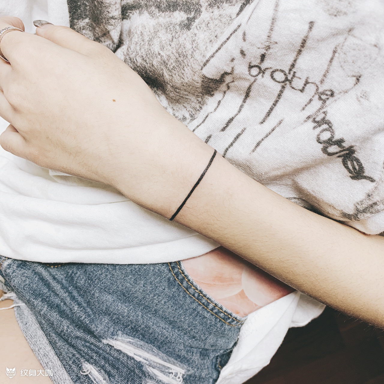 手环_纹身图案手稿图片_ziv&吉夫的纹身作品集