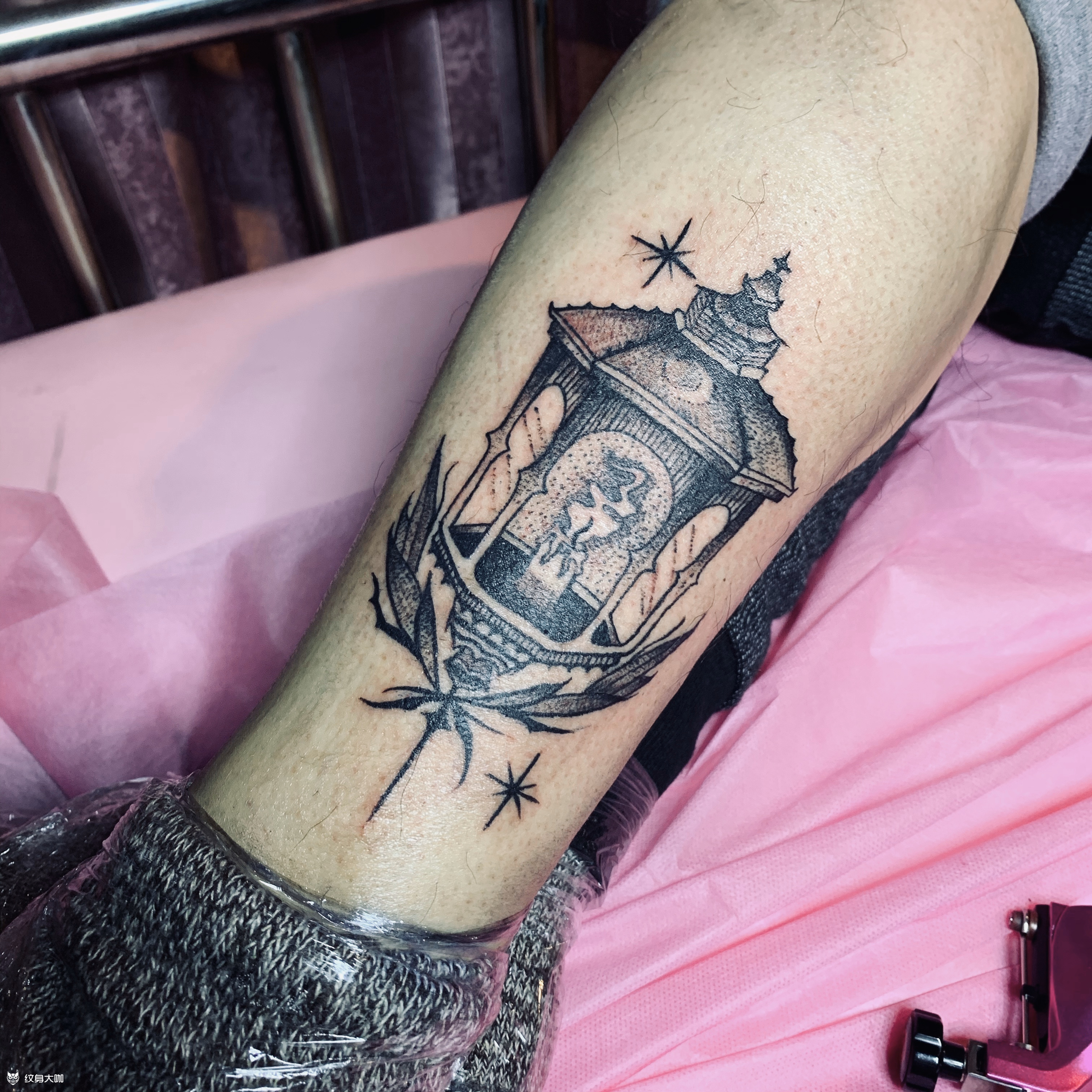 school蜡烛灯_纹身图案手稿图片_刘沐阳的纹身作品集