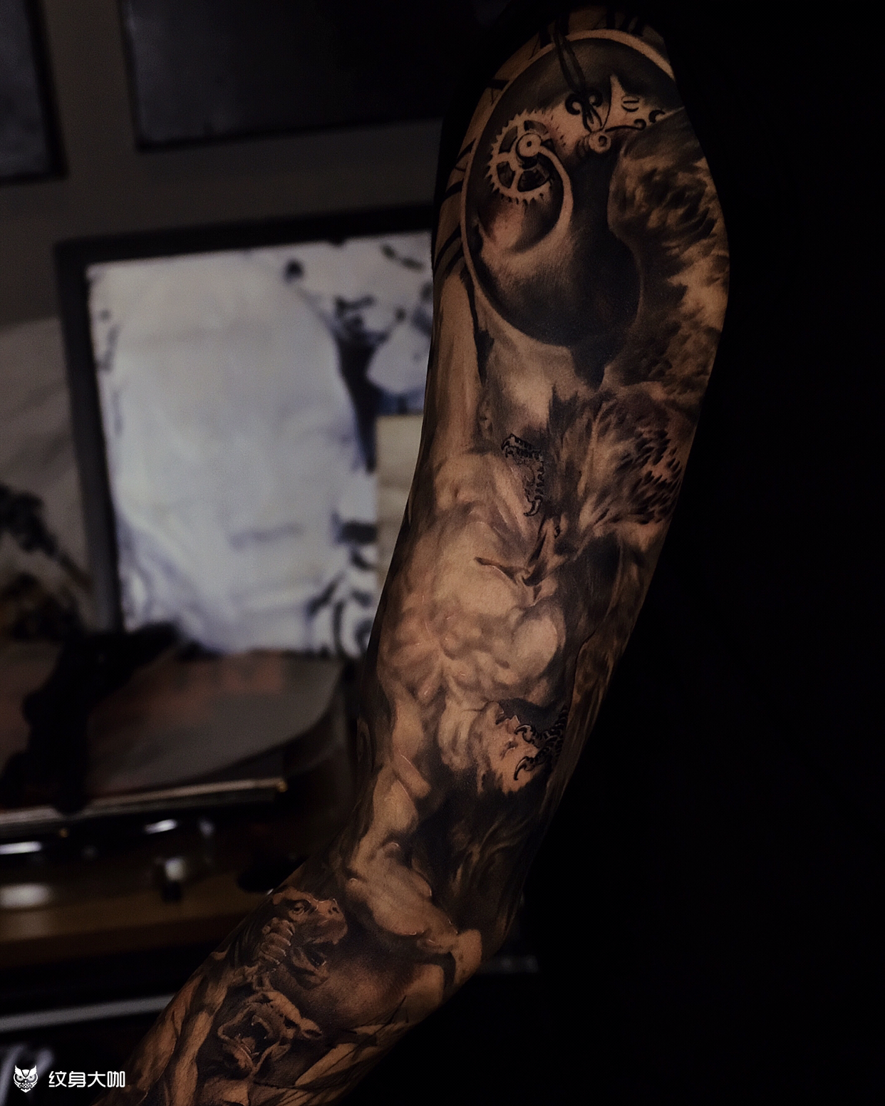 被缚的普罗米修斯prometh_纹身图案手稿图片_不动的纹身作品集